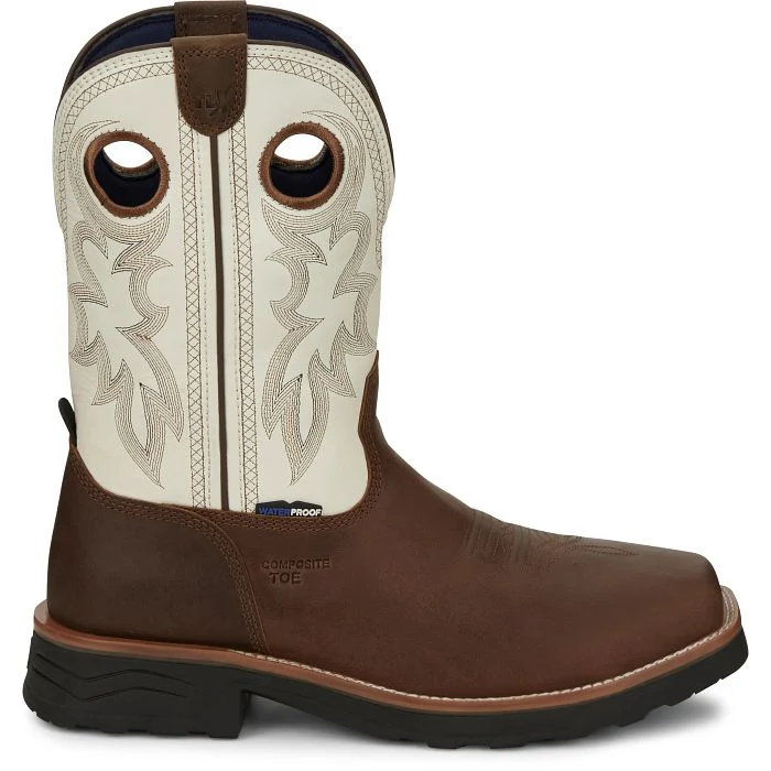 Tony Lama TW3302 Fireball 11" Composite Toe Waterproof Work Boot - Image 3