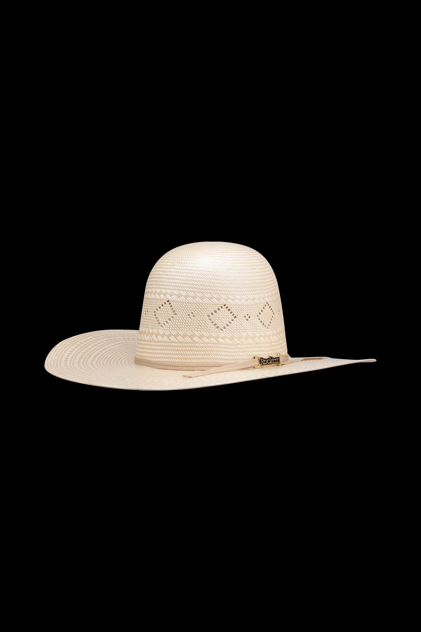 Rock'em 100X Trailblazer Open Crown Straw Hat - Image 2