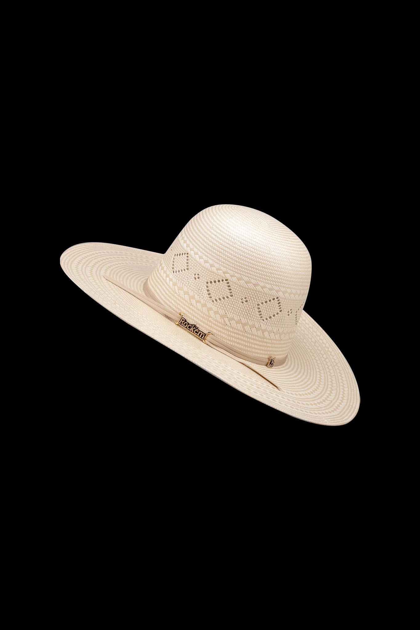 Rock'em 100X Trailblazer Open Crown Straw Hat - Image 3