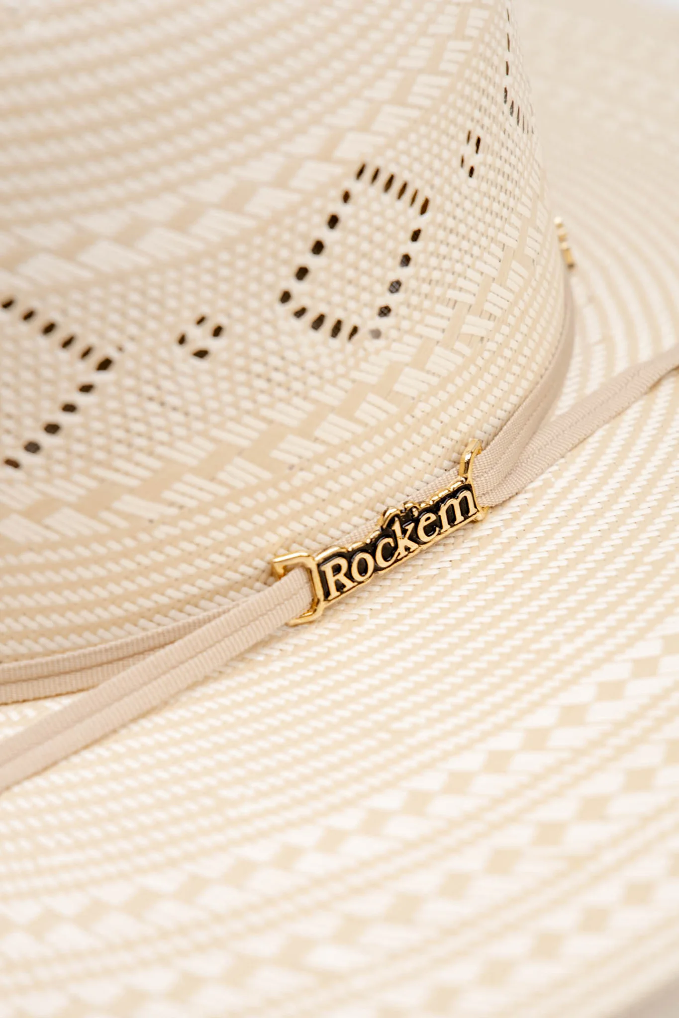 Rock'em 100X Trailblazer Open Crown Straw Hat - Image 6