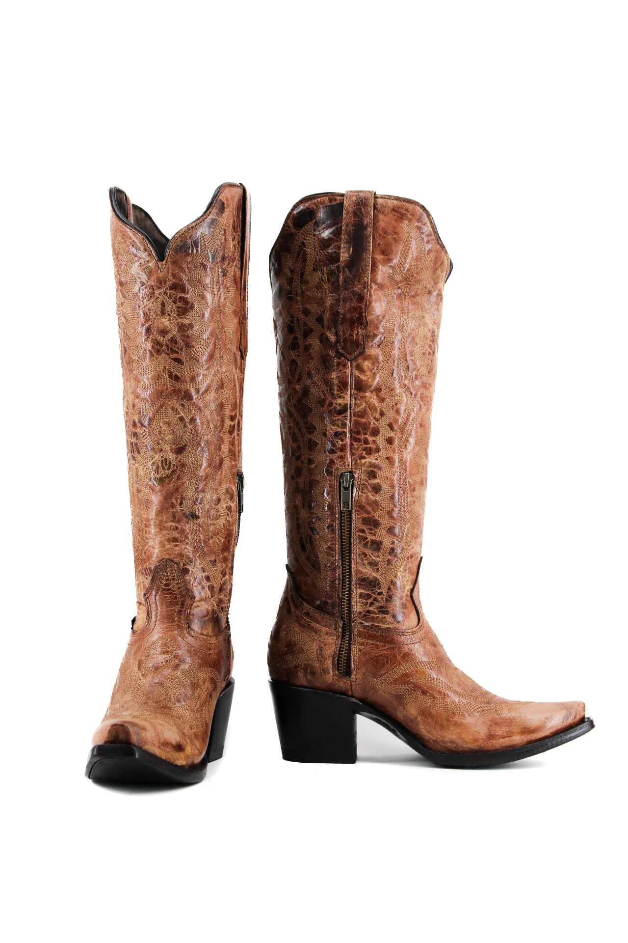 Valencia Tall Snip Toe Cowgirl Boot - Image 15