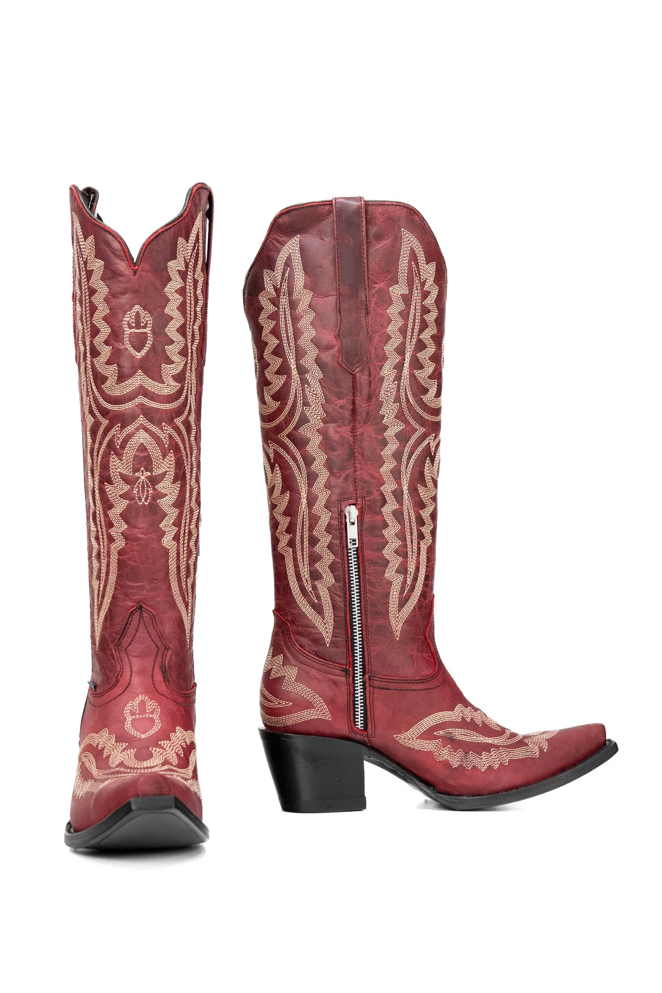 Valencia Tall Snip Toe Cowgirl Boot - Image 5