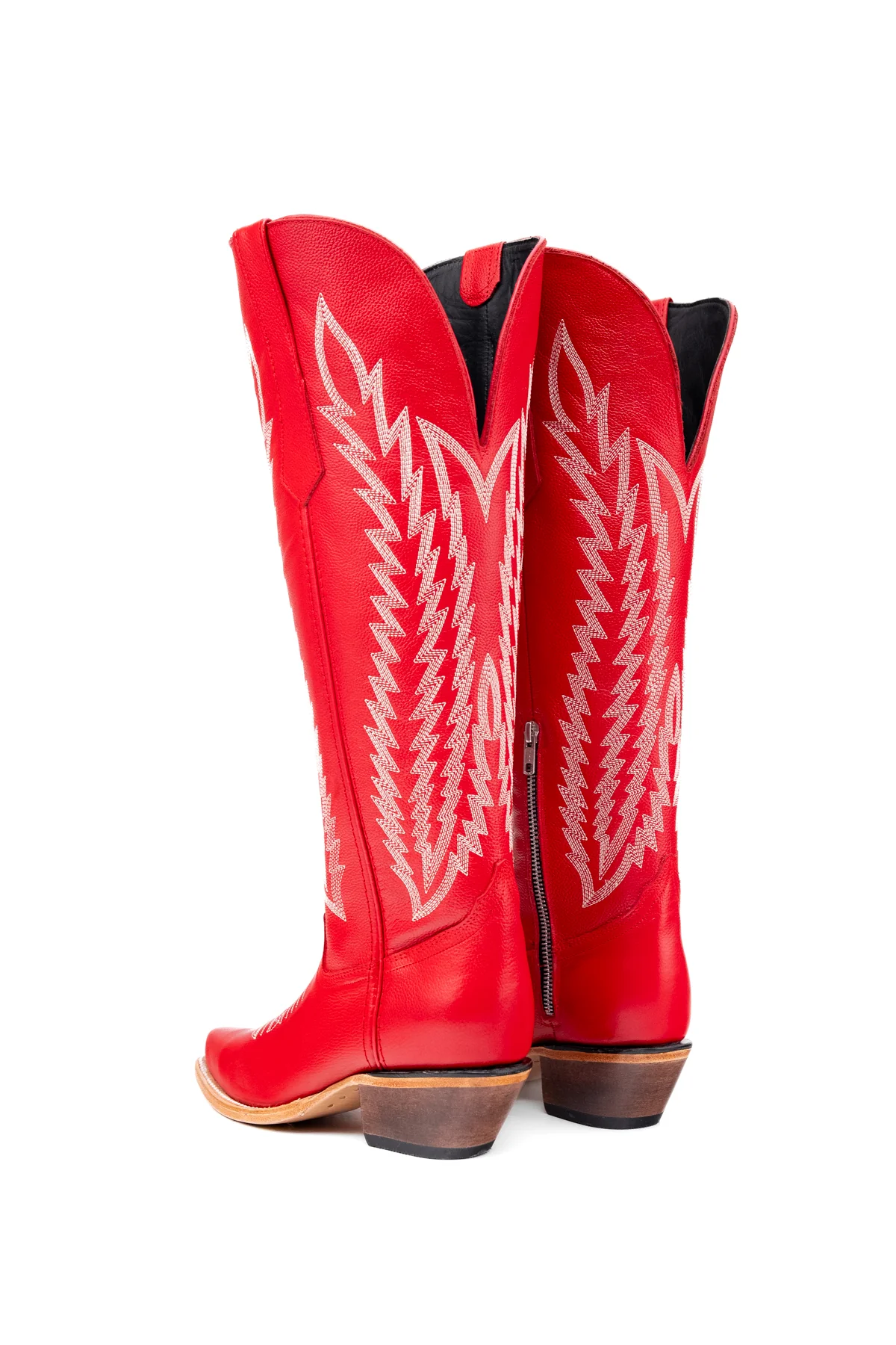 Gia Tall Wide Calf Snip Toe Cowgirl Boot - Image 3