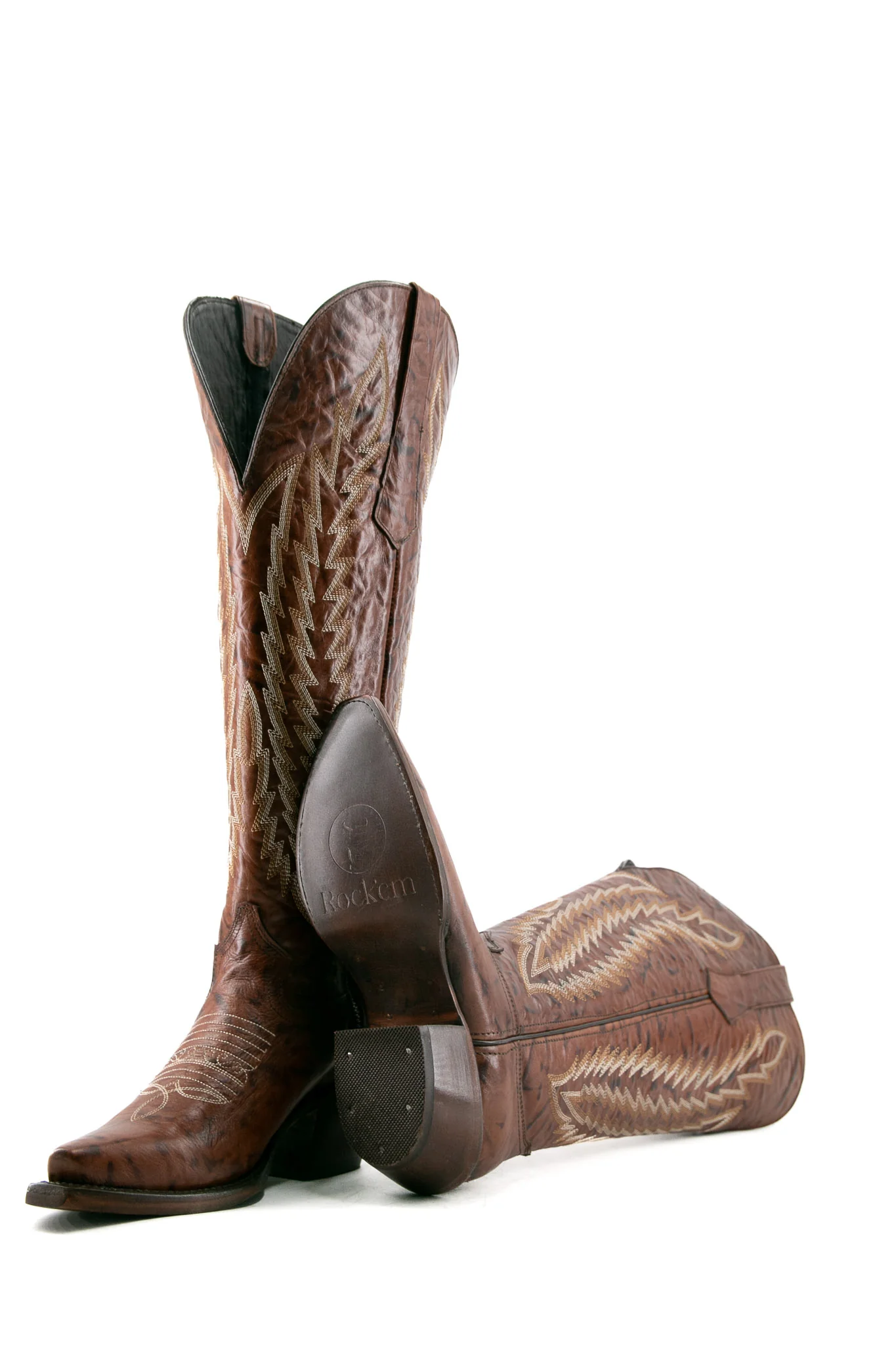 Gia Tall Wide Calf Snip Toe Cowgirl Boot - Image 30