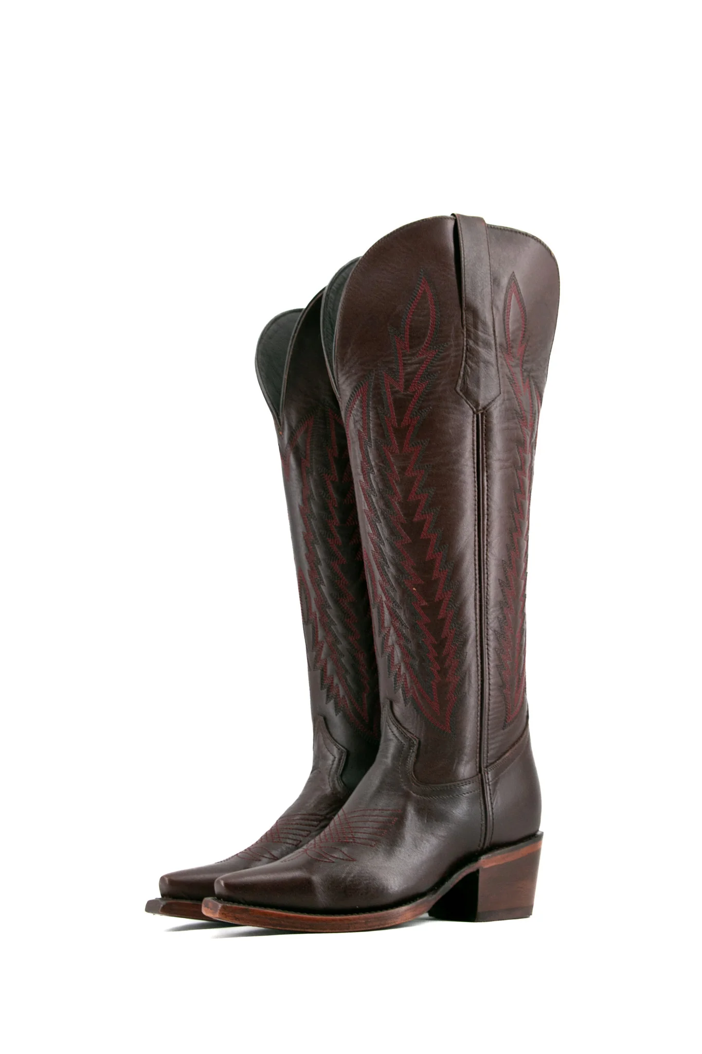 Gia Tall Wide Calf Snip Toe Cowgirl Boot - Image 33
