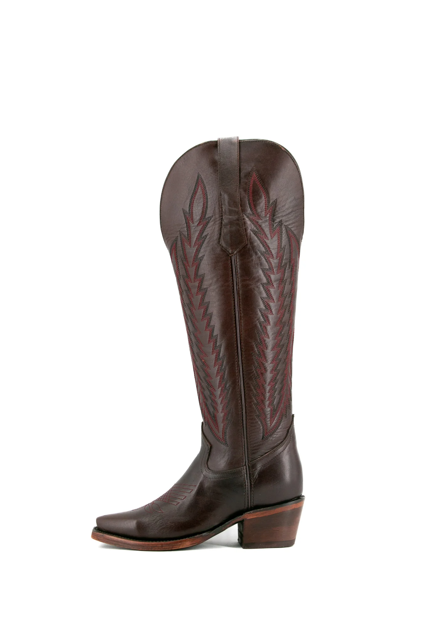 Gia Tall Wide Calf Snip Toe Cowgirl Boot - Image 35