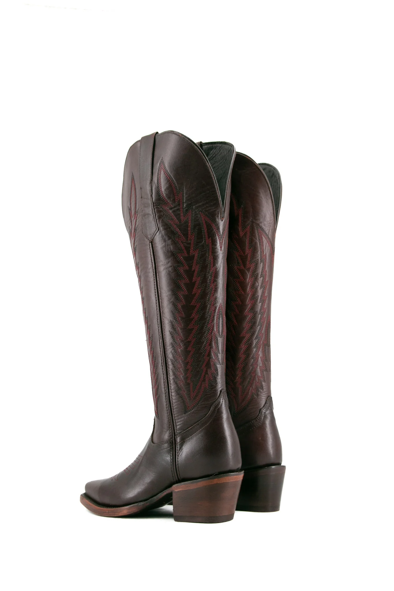 Gia Tall Wide Calf Snip Toe Cowgirl Boot - Image 36