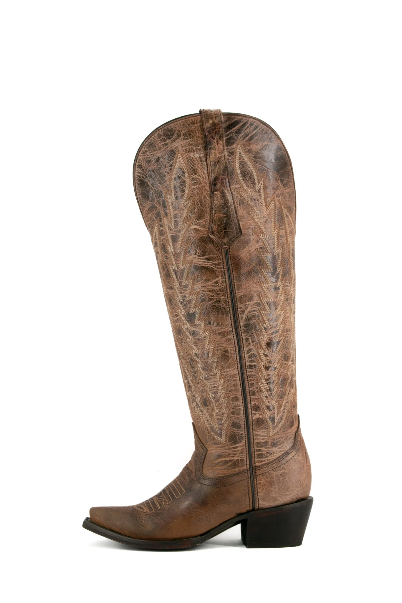 Gia Tall Wide Calf Snip Toe Cowgirl Boot - Image 40