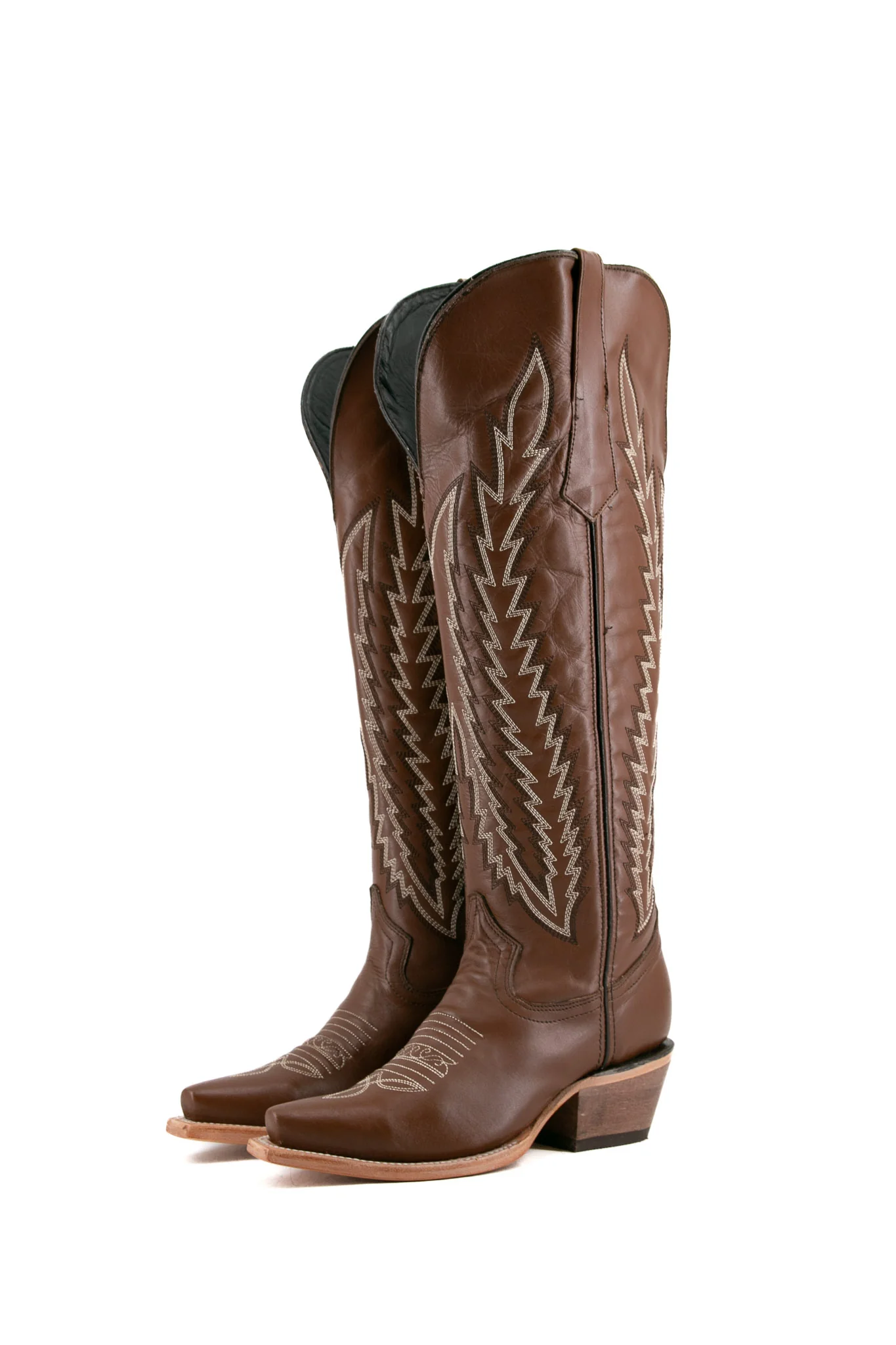 Gia Tall Wide Calf Snip Toe Cowgirl Boot - Image 44