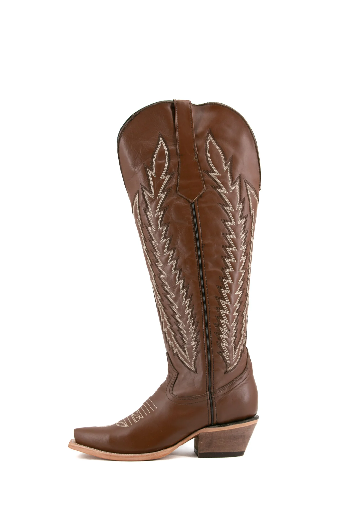 Gia Tall Wide Calf Snip Toe Cowgirl Boot - Image 45