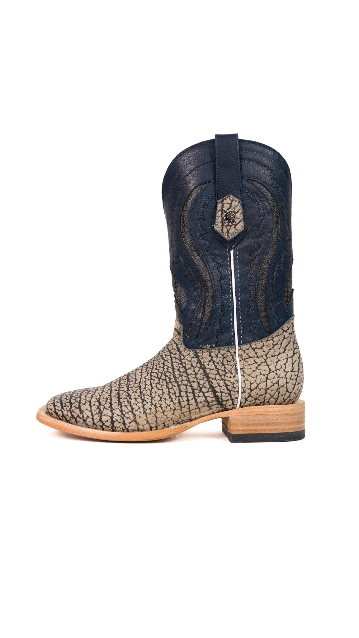 Caleb Bullneck Square Toe Cowboy Boot - Image 3