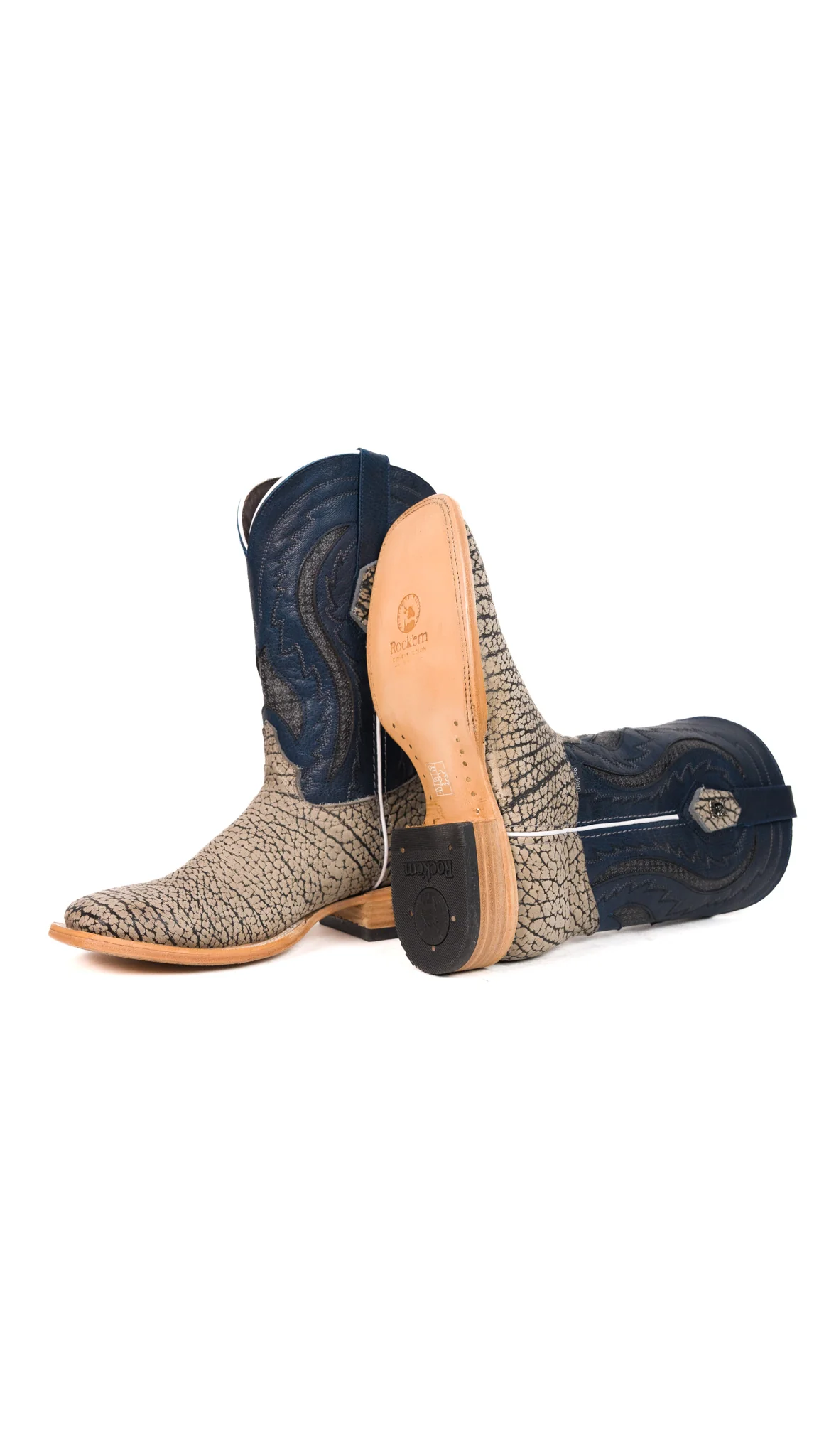 Caleb Bullneck Square Toe Cowboy Boot - Image 4