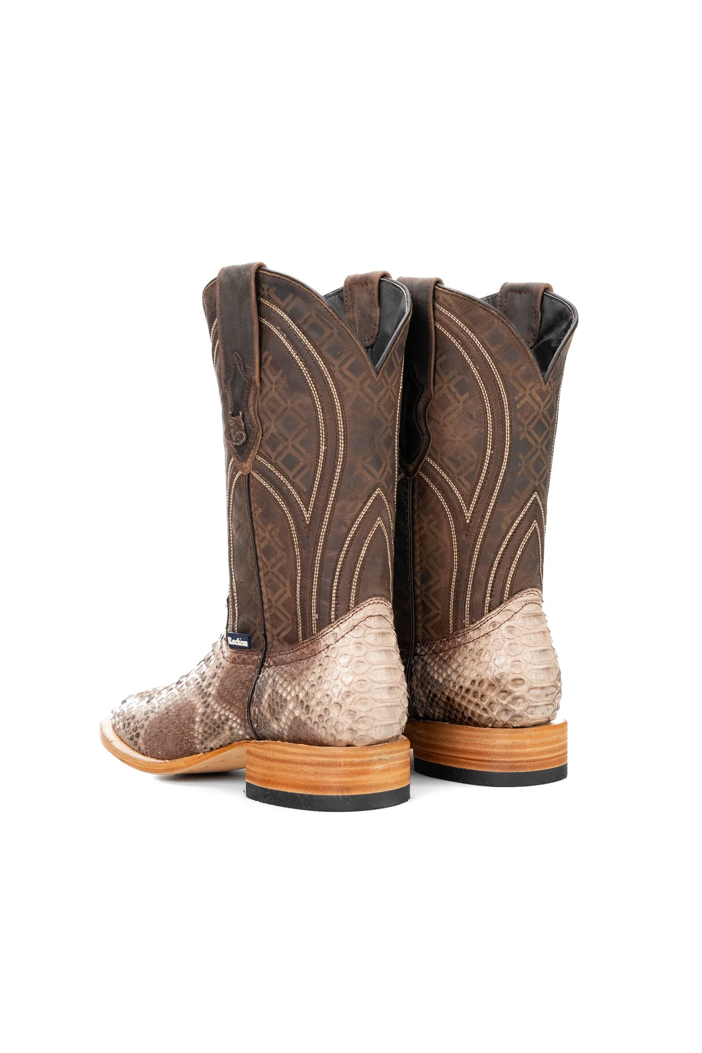 Walter Python Exotic Square Toe Cowboy Boot - Image 15