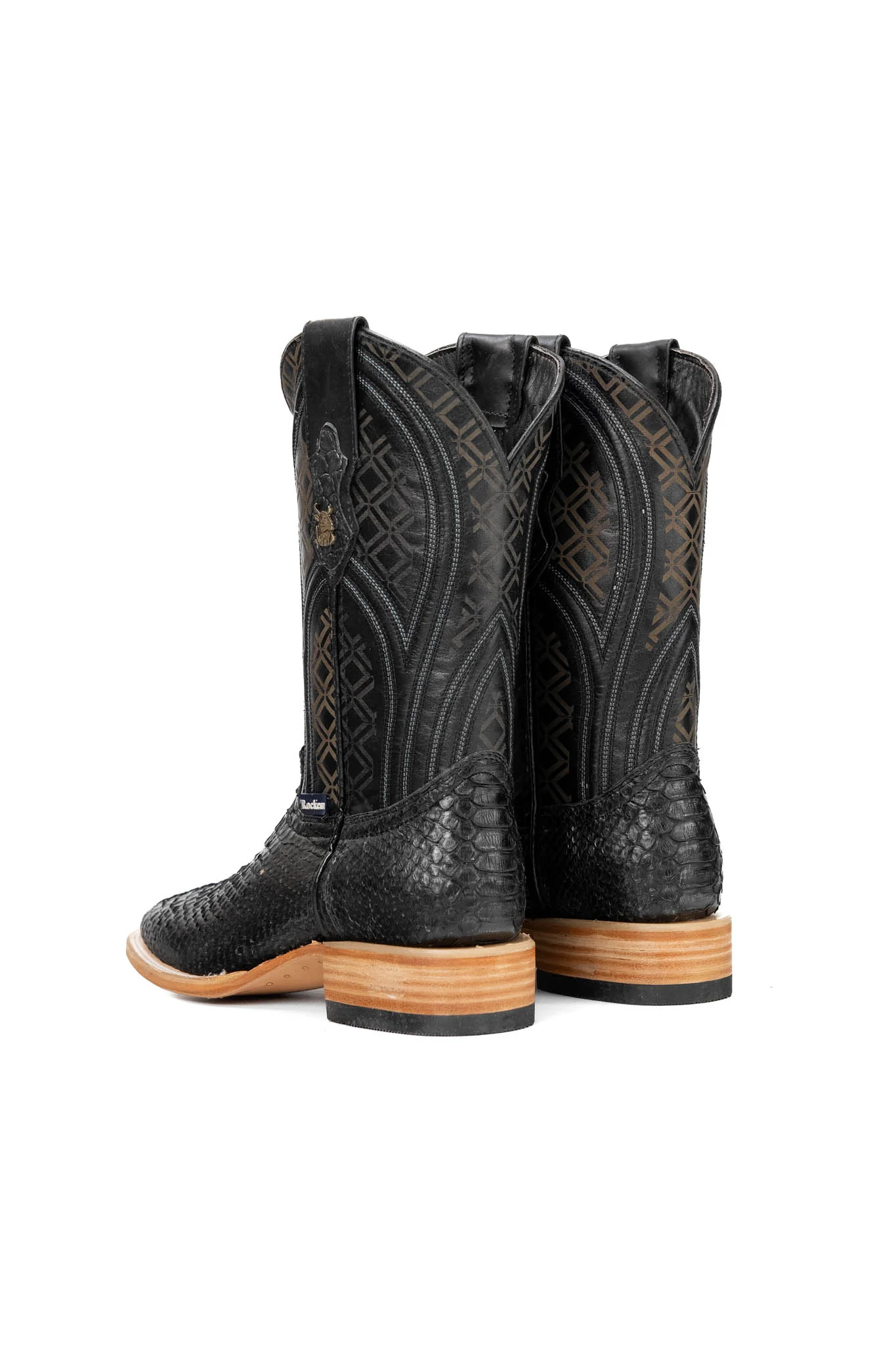Walter Python Exotic Square Toe Cowboy Boot - Image 3