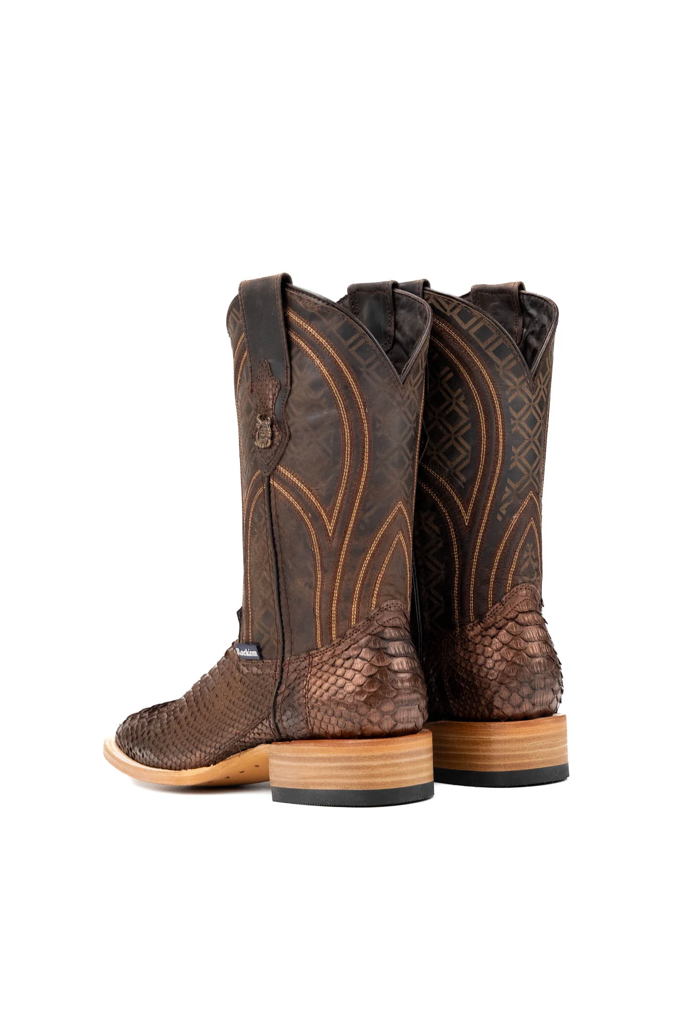 Walter Python Exotic Square Toe Cowboy Boot - Image 15