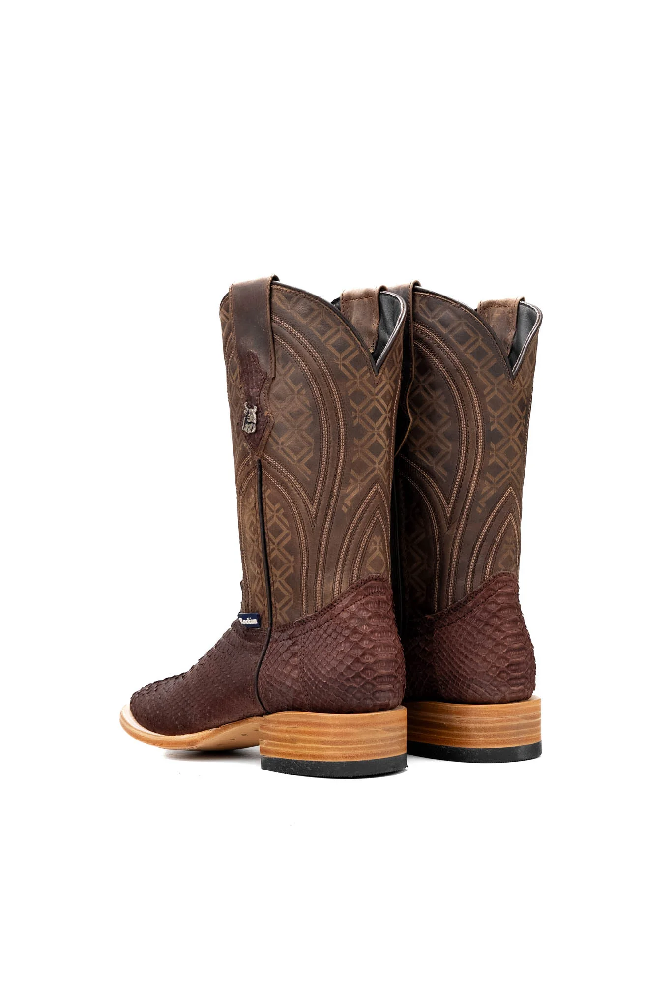Walter Python Exotic Square Toe Cowboy Boot - Image 3
