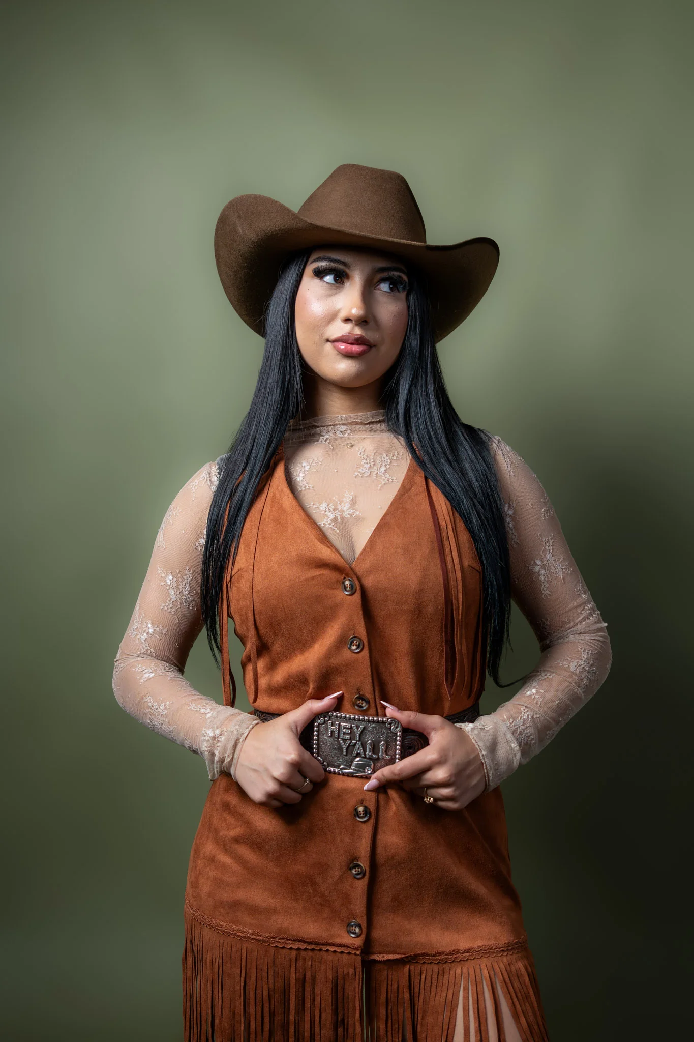 Evie's Fringe Western Dress - Image 2