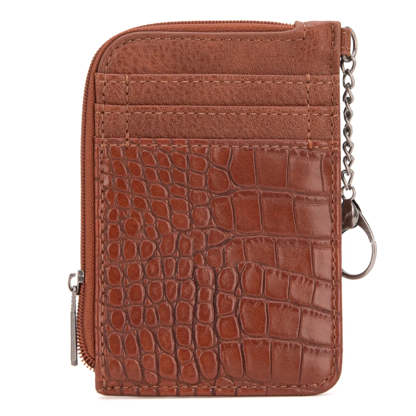 Wrangler Wrangler Croc Print Mini Zip Card Case - Image 2