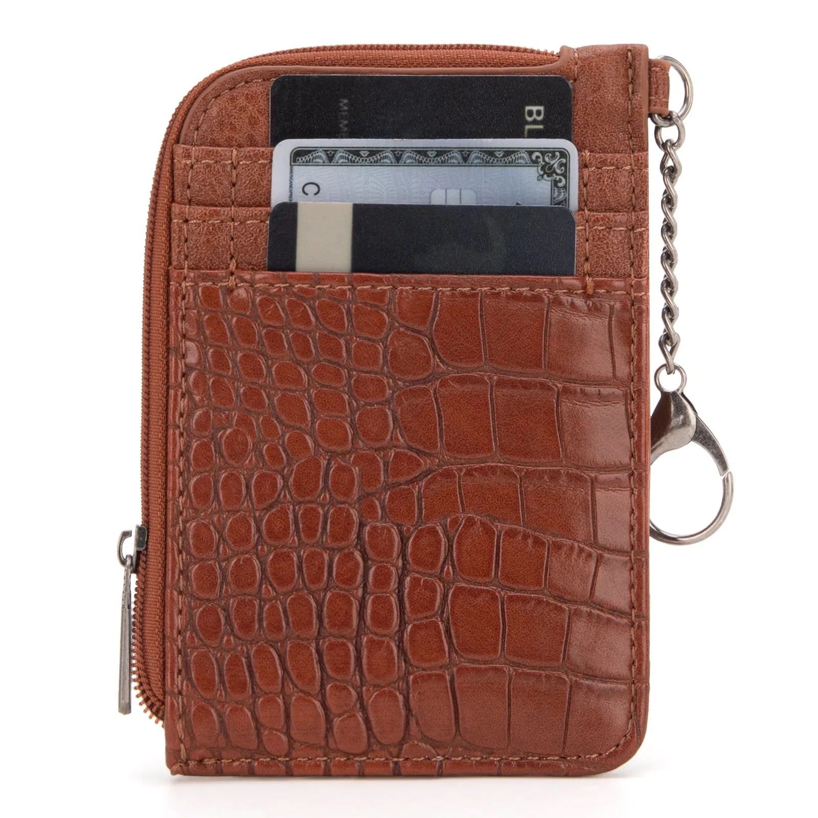 Wrangler Wrangler Croc Print Mini Zip Card Case - Image 3