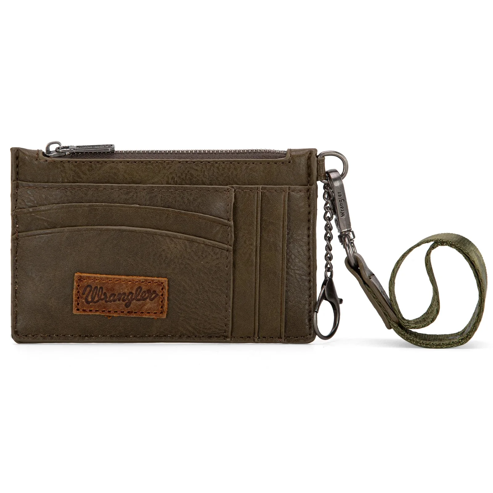 Wrangler Solid Color Key Chain Wristlet Card Wallet - Image 2