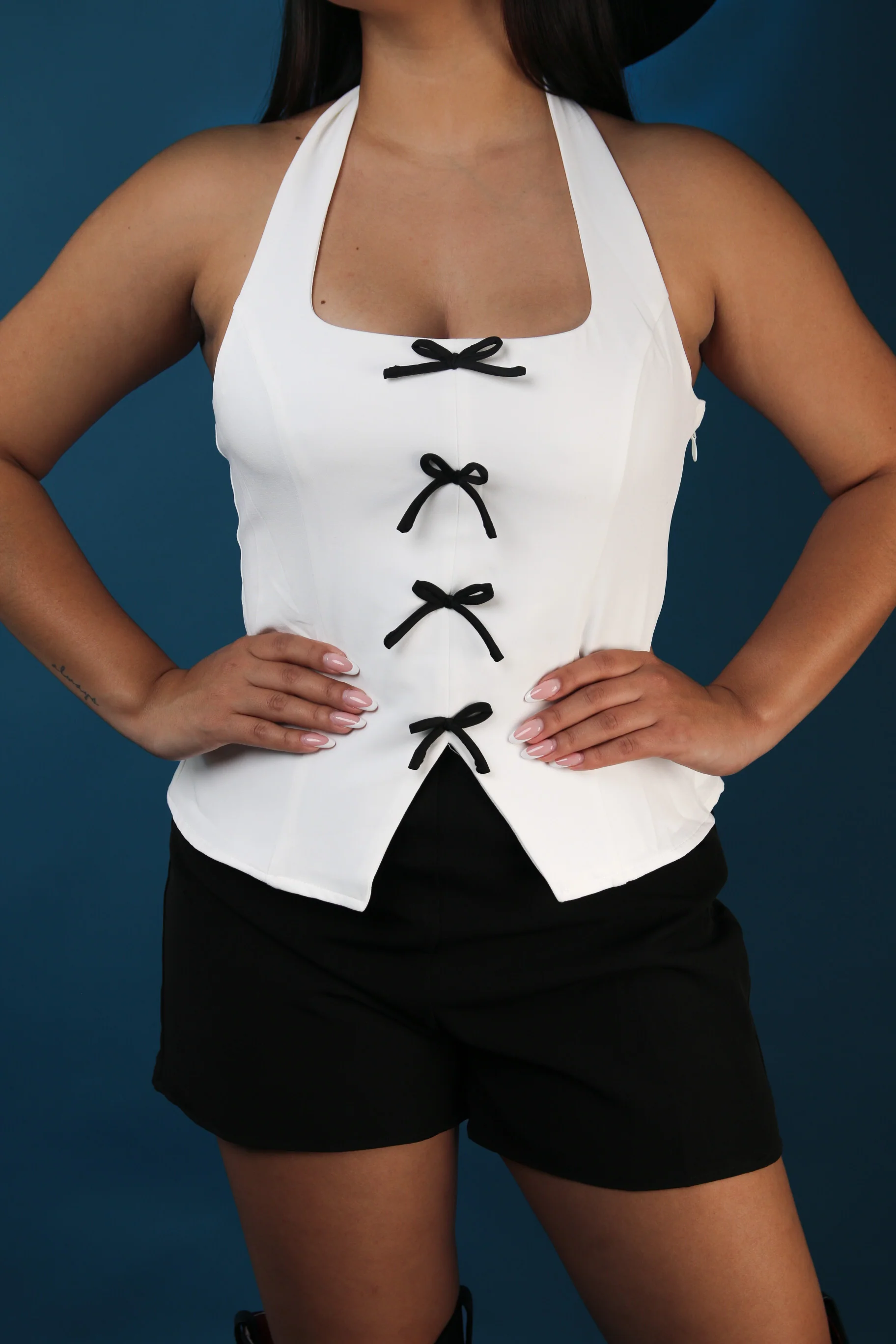 Abby Bow Romper - Image 3