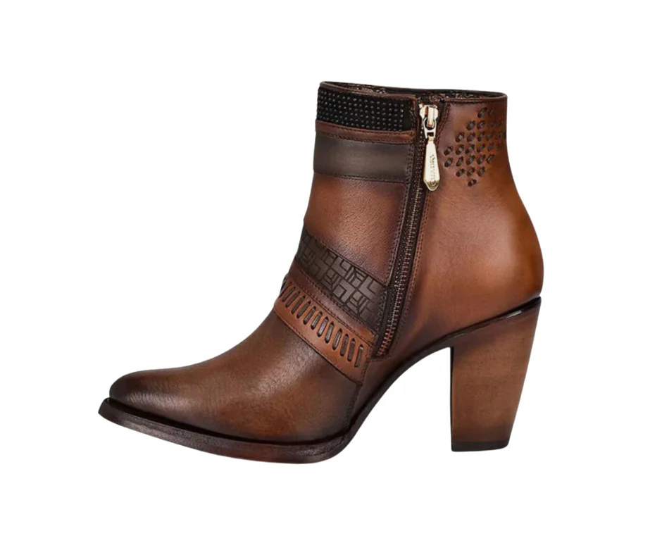 Cuadra CU619 LD Honey Laser & Woven Round Toe - Image 2