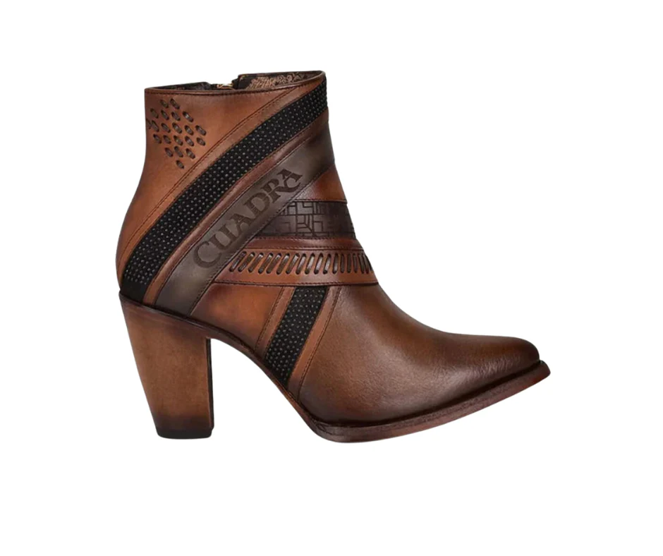 Cuadra CU619 LD Honey Laser & Woven Round Toe - Image 3