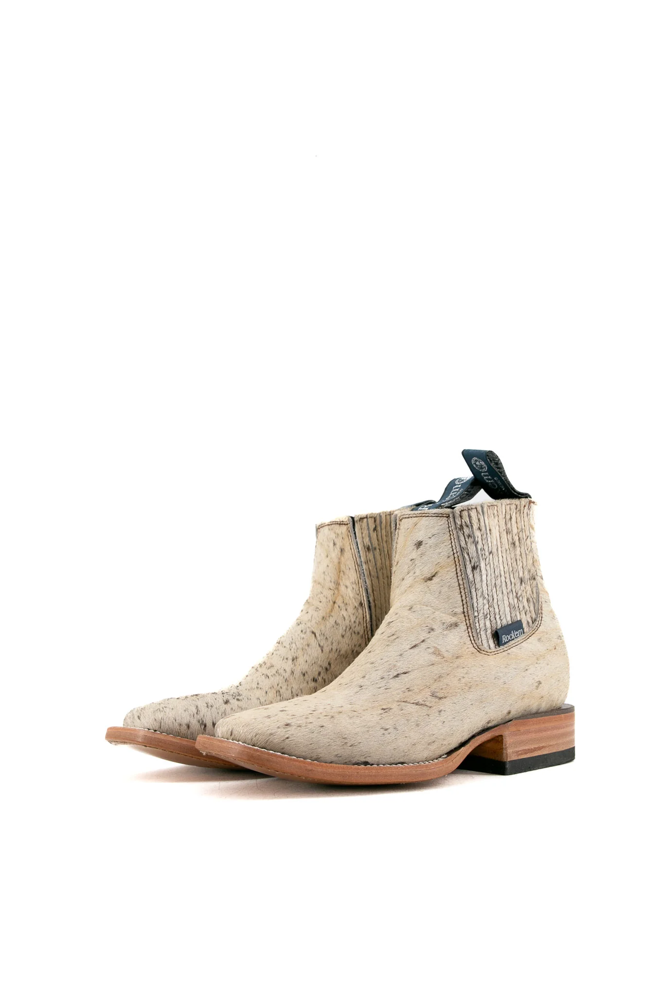 Women's Cowhide Square Toe Ankle Boot Size 5 Box HW4