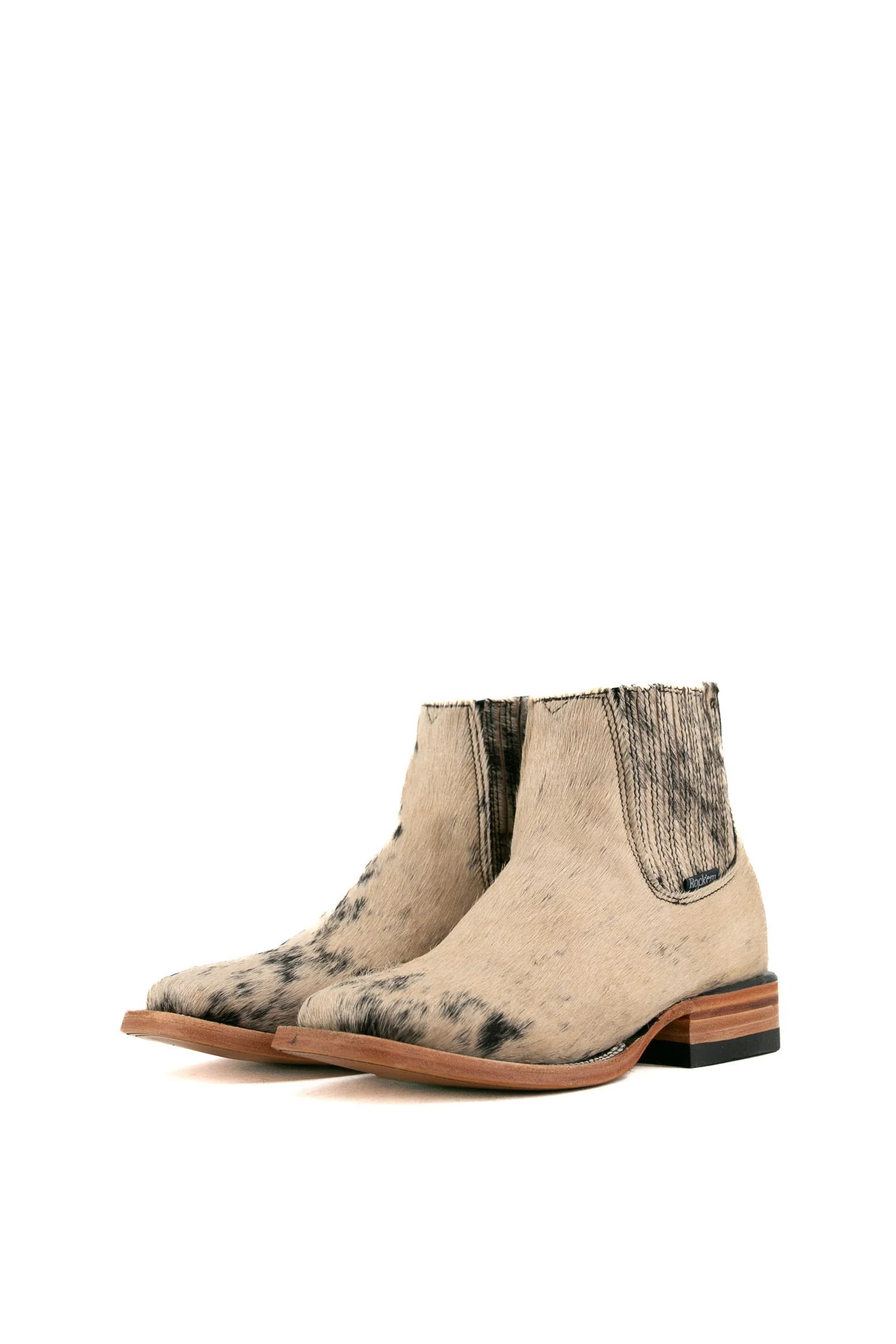 Women's Cowhide Square Toe Ankle Boot Size 5 Box HW5