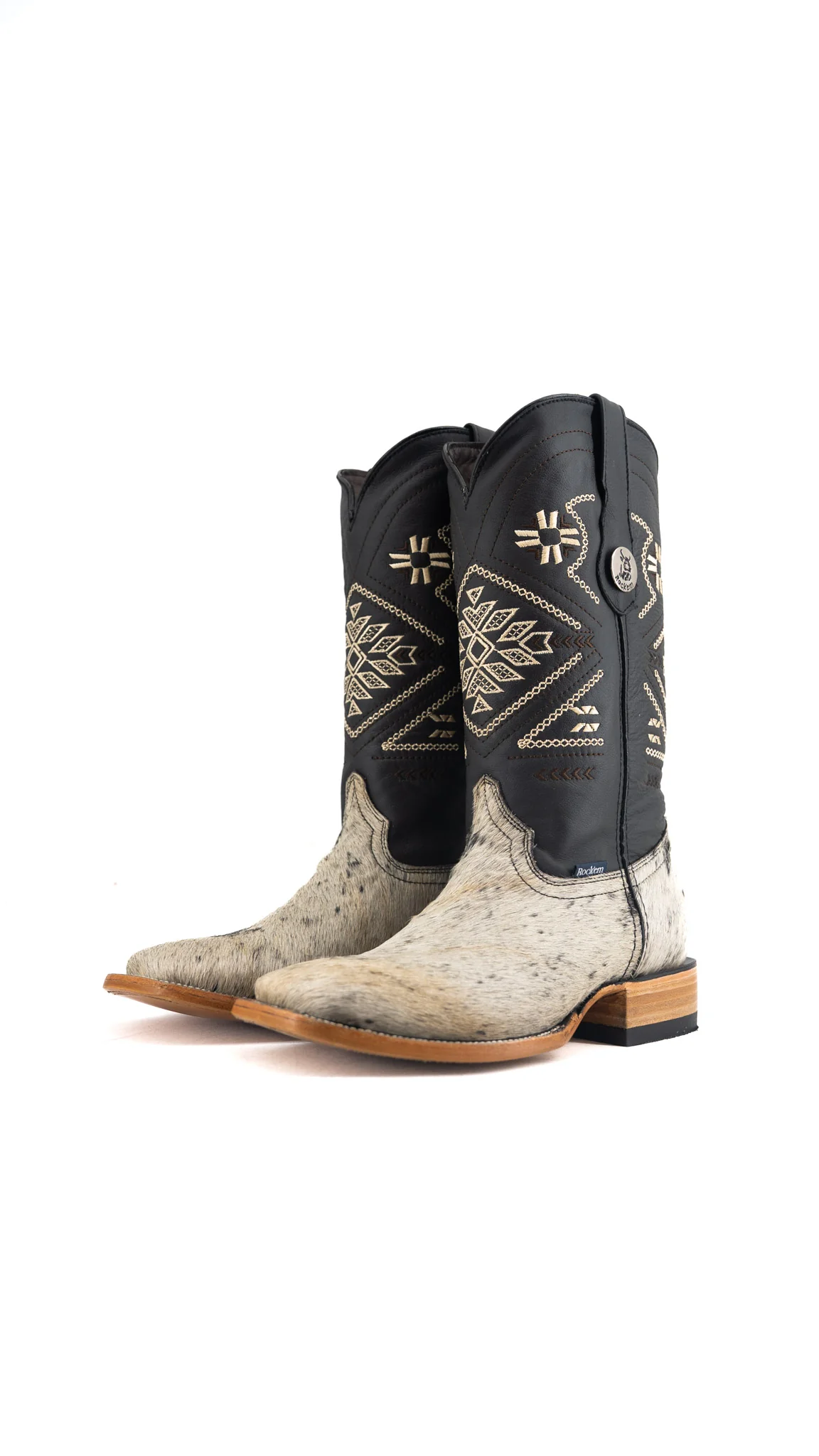 Women's Cowhide Square Toe Cowgirl Boot Size 9 Box TW100 FINAL SALE
