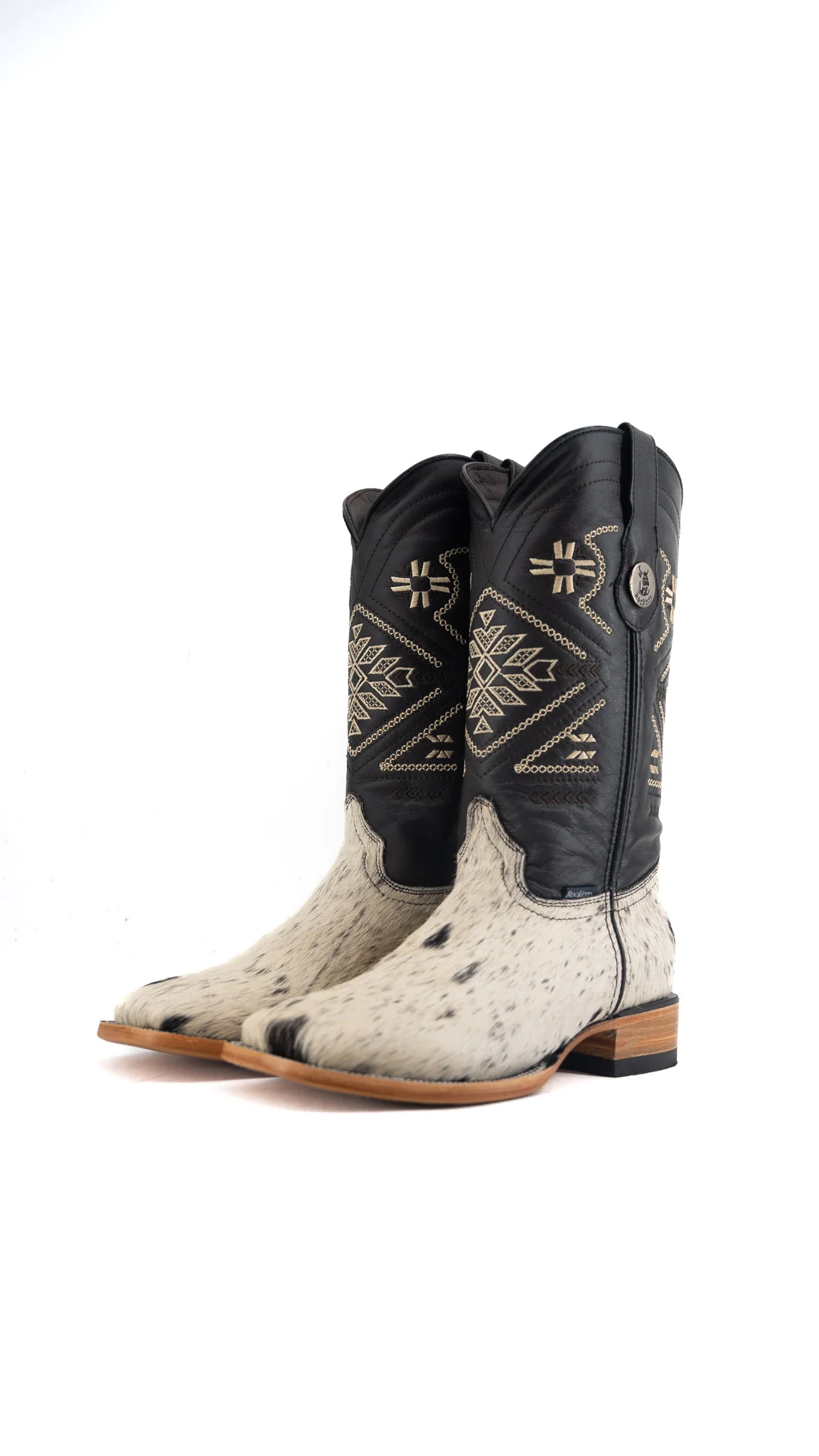 Women's Cowhide Square Toe Cowgirl Boot Size 9 Box TW105 FINAL SALE