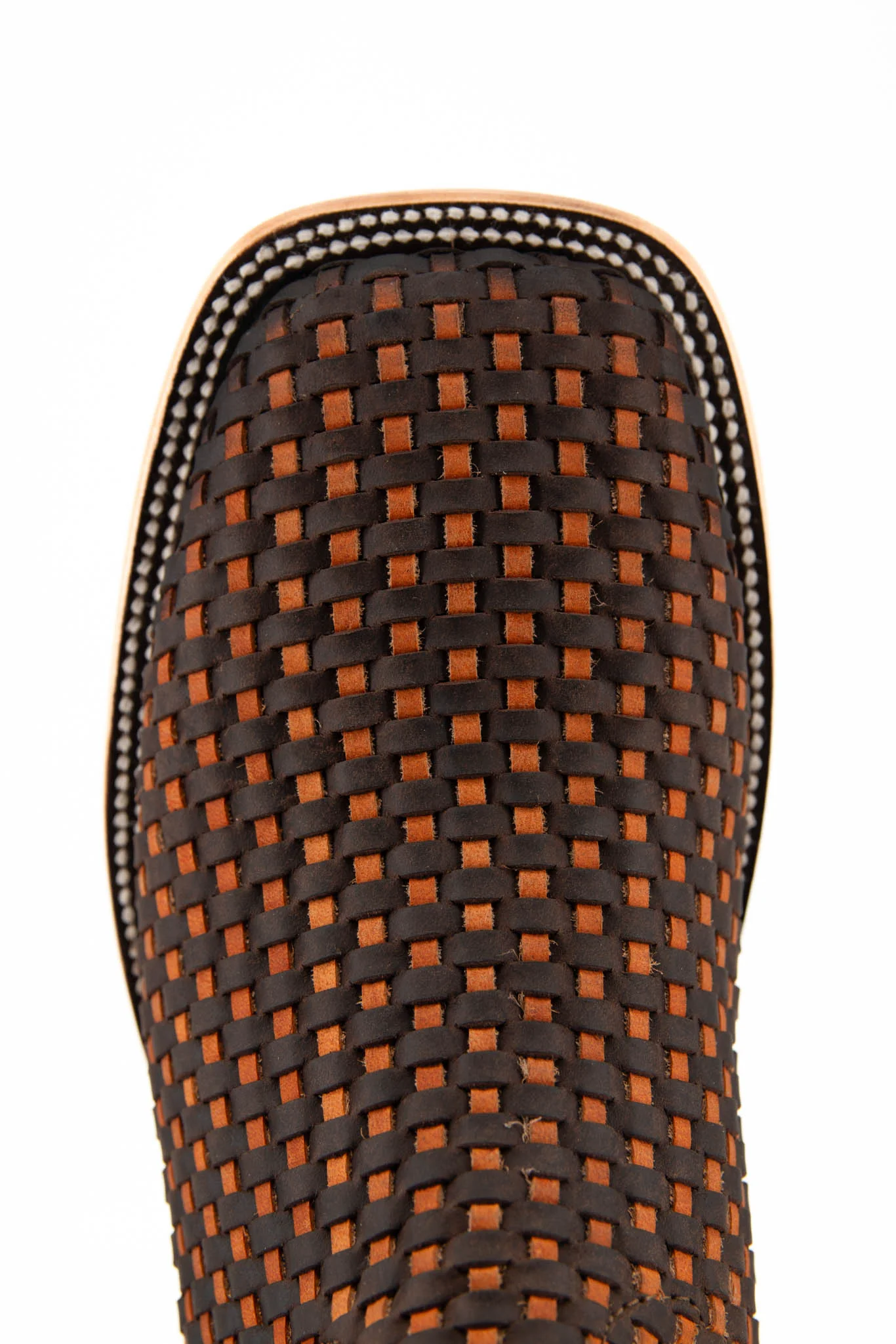 France Woven Square Toe Cowboy Boot - Image 12