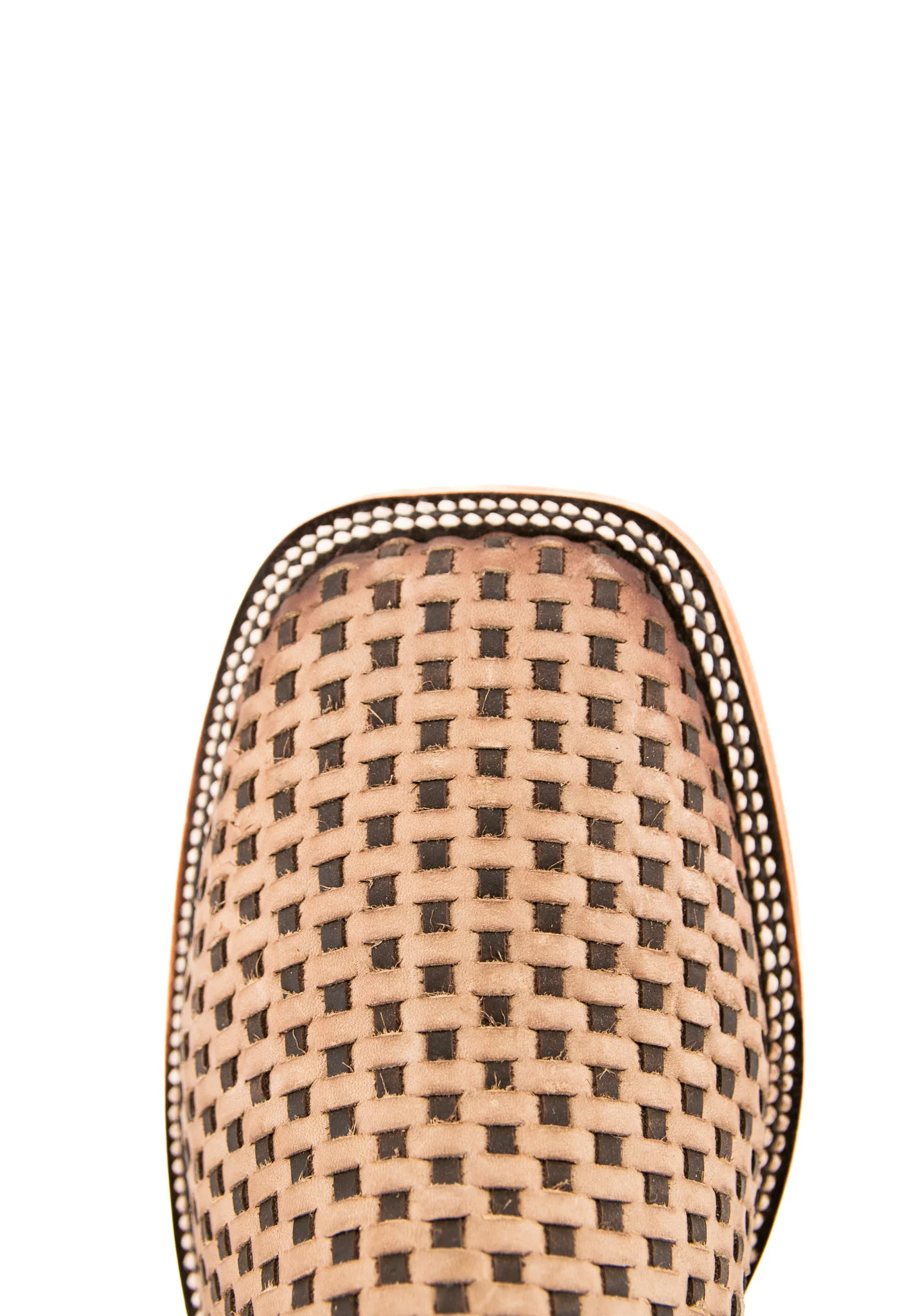 France Woven Square Toe Cowboy Boot - Image 5