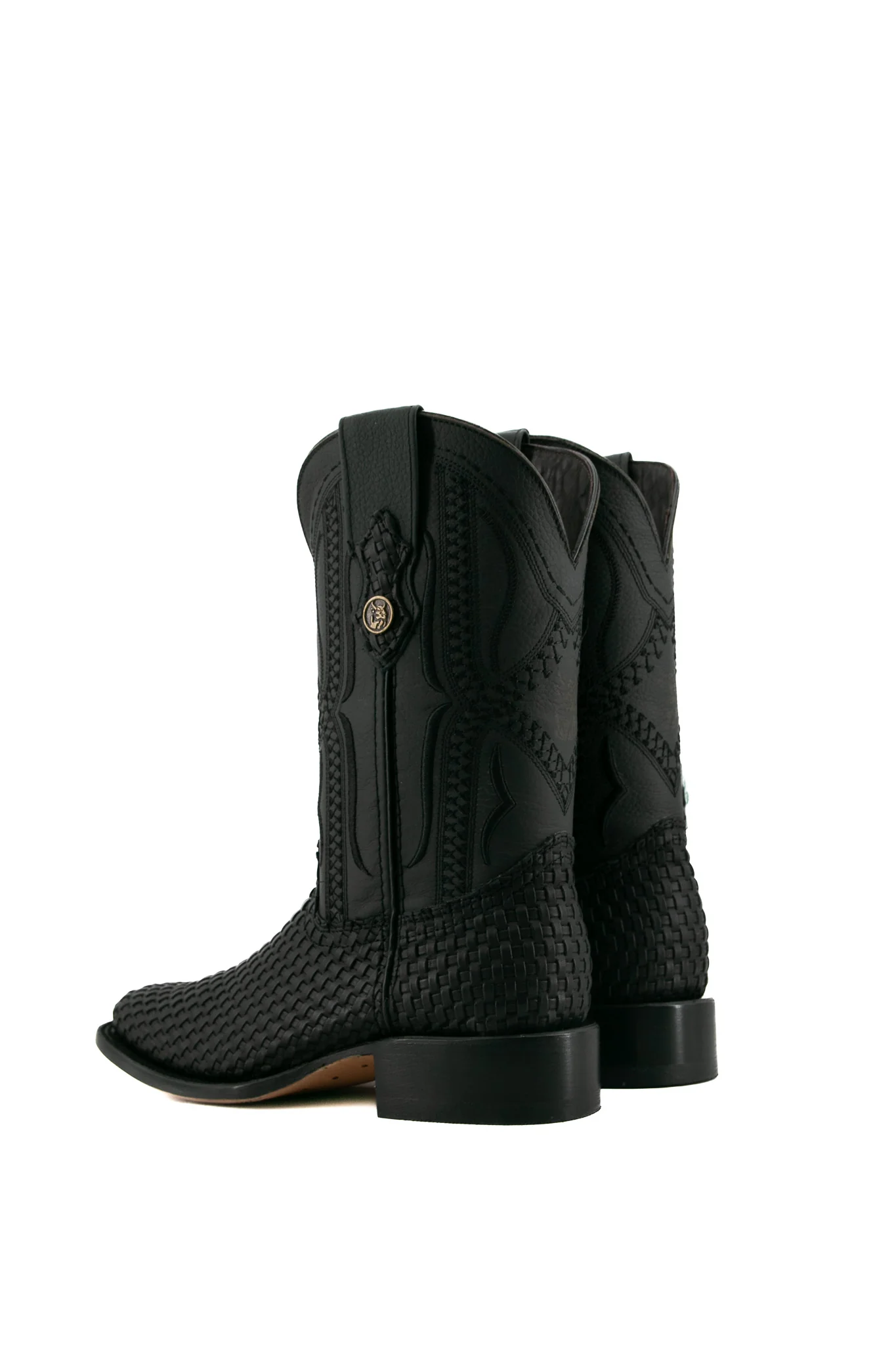 Woven Renegade Rodeo Toe Cowboy Boot - Image 13