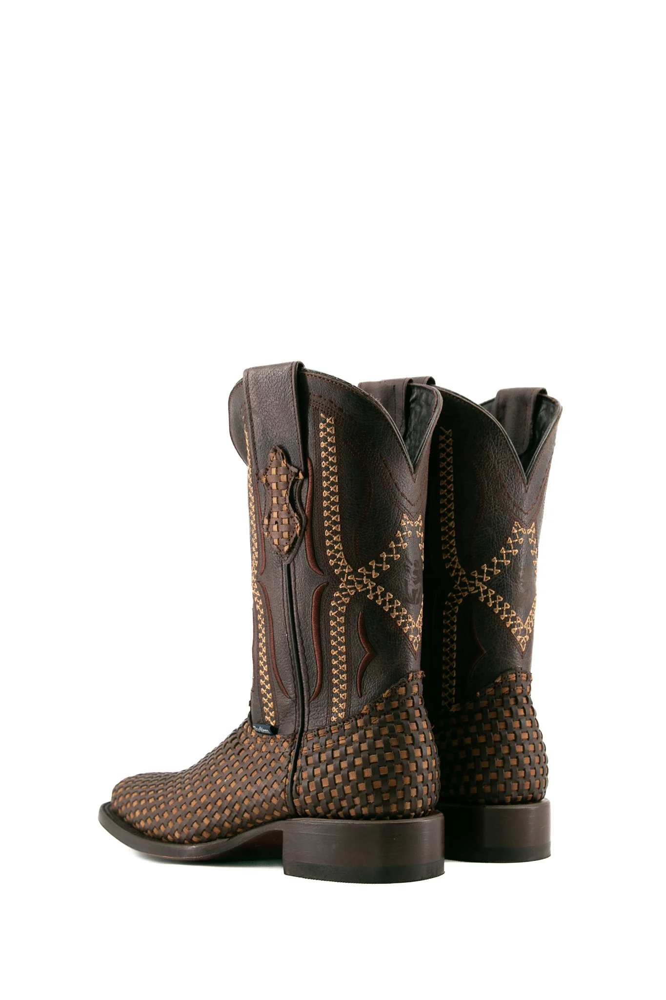 Woven Renegade Rodeo Toe Cowboy Boot - Image 18