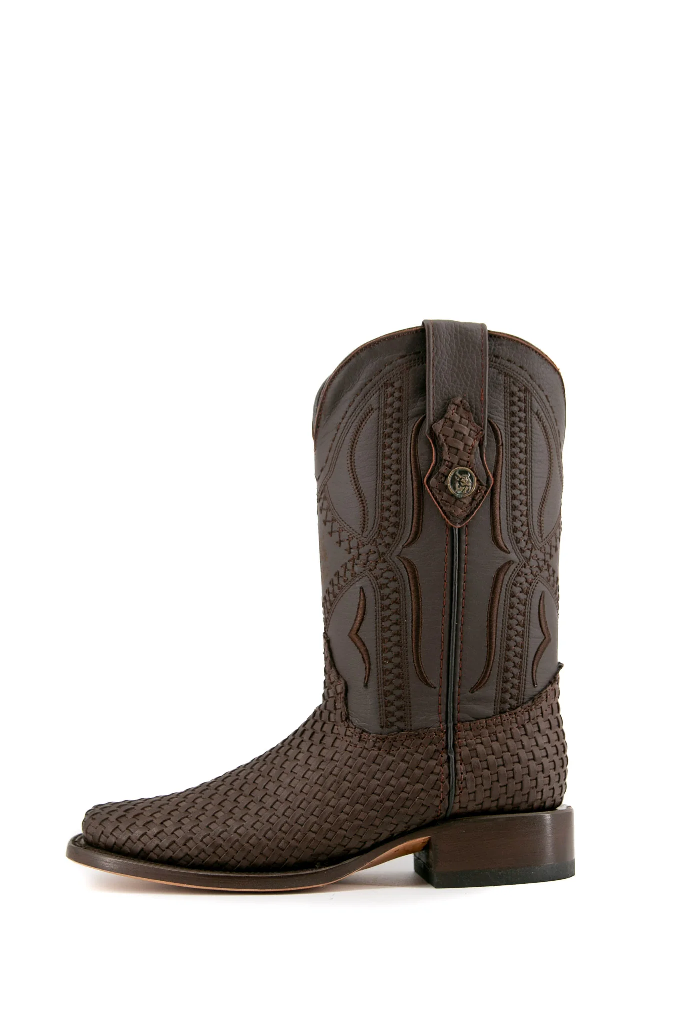 Woven Renegade Rodeo Toe Cowboy Boot - Image 2