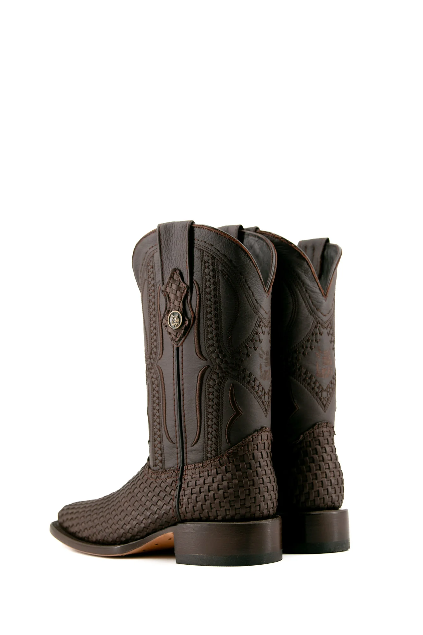 Woven Renegade Rodeo Toe Cowboy Boot - Image 3