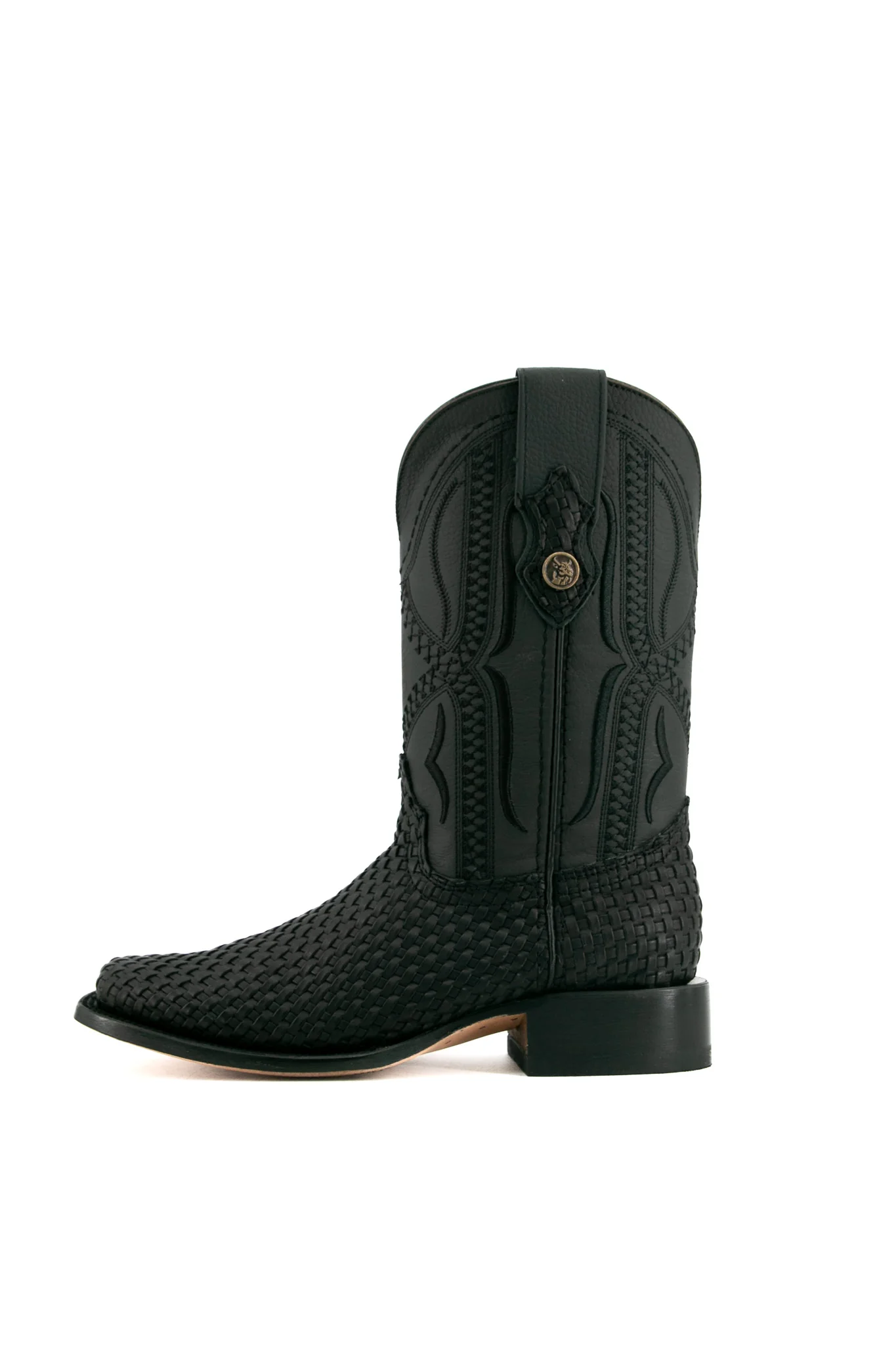 Woven Renegade Rodeo Toe Cowboy Boot - Image 6