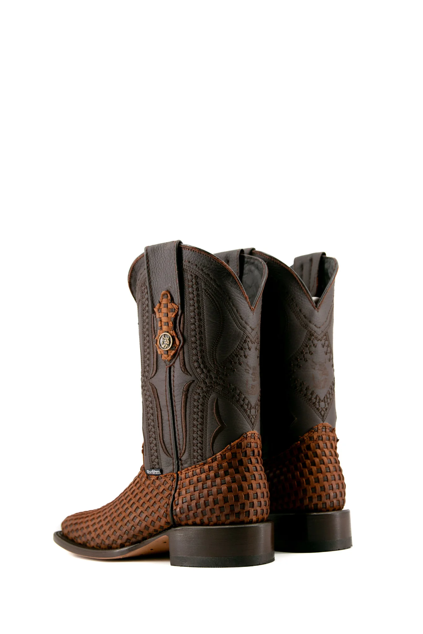 Woven Renegade Rodeo Toe Cowboy Boot - Image 9