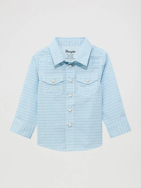 Wrangler Baby Boy Long Sleeve Pearl Snap