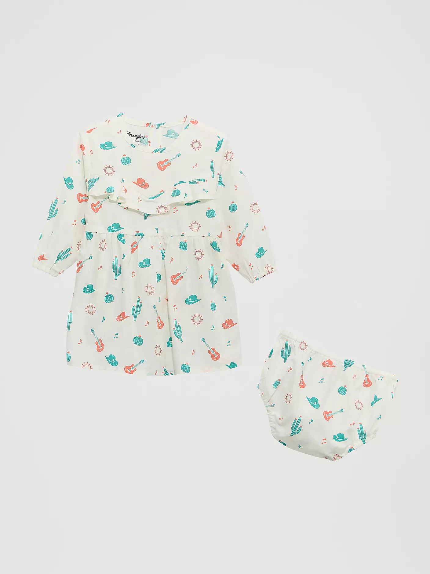 Wrangler Baby Girl West Icon Long Sleeve Dress