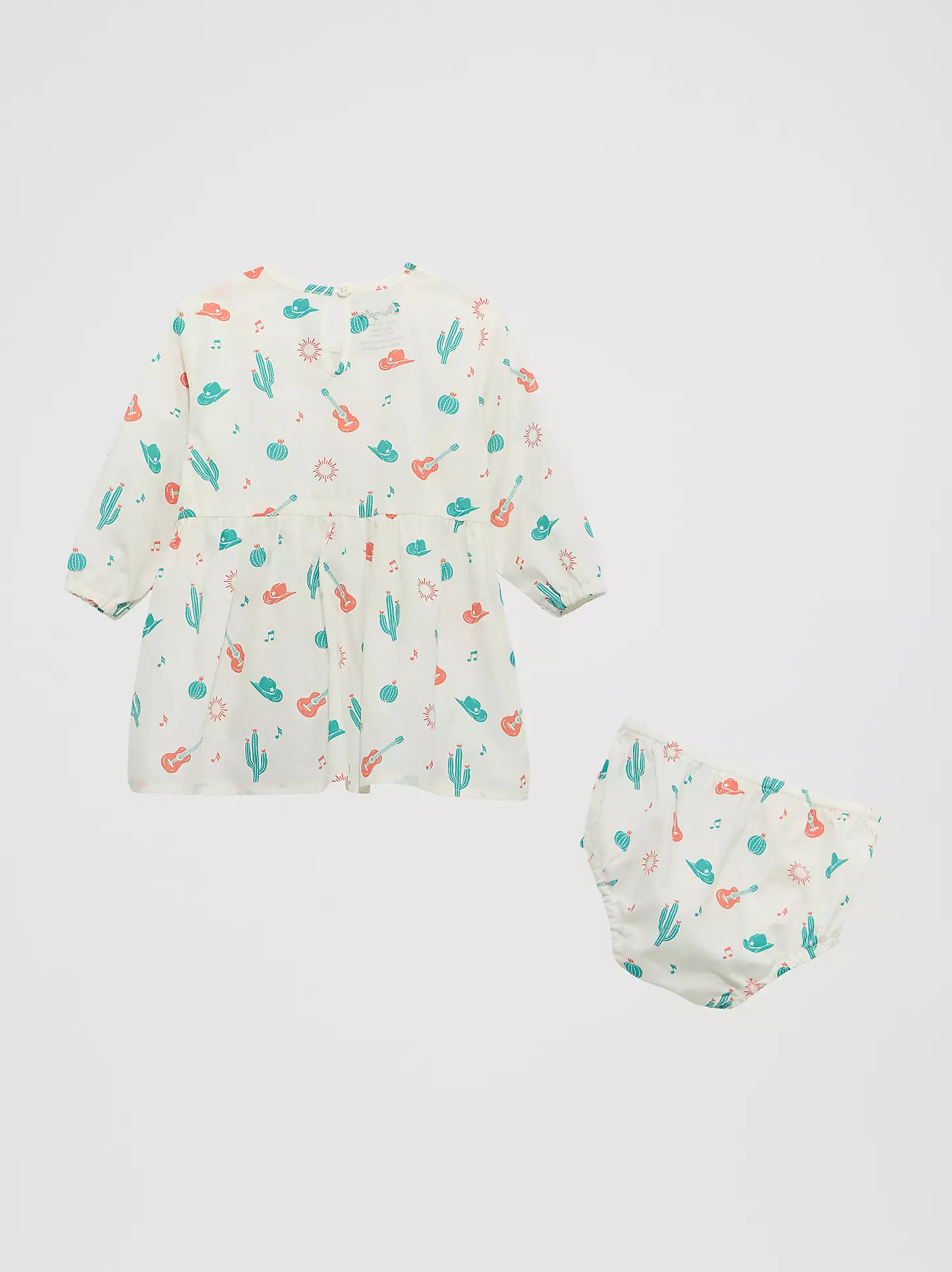 Wrangler Baby Girl West Icon Long Sleeve Dress - Image 2