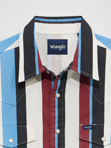 Wrangler Boy's Brush popper Snap Front Shirt - Image 2
