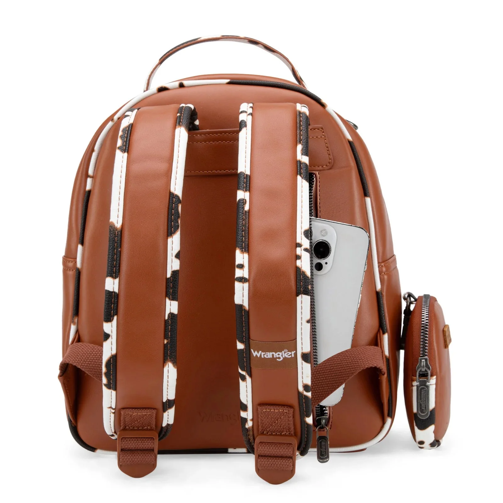 Wrangler Cow Print Backpack With Coin Pouch - Image 7