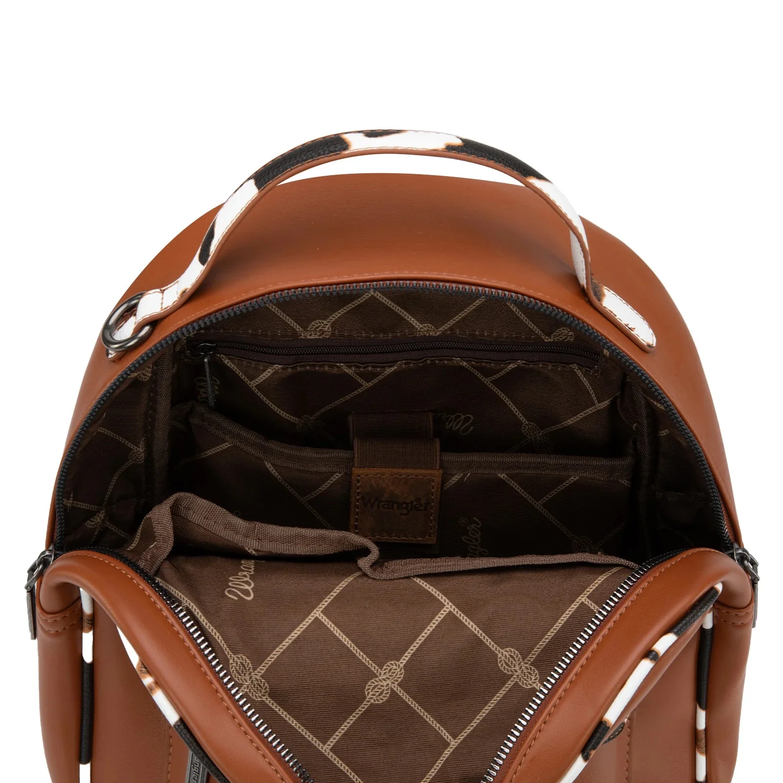Wrangler Cow Print Backpack With Coin Pouch - Image 8
