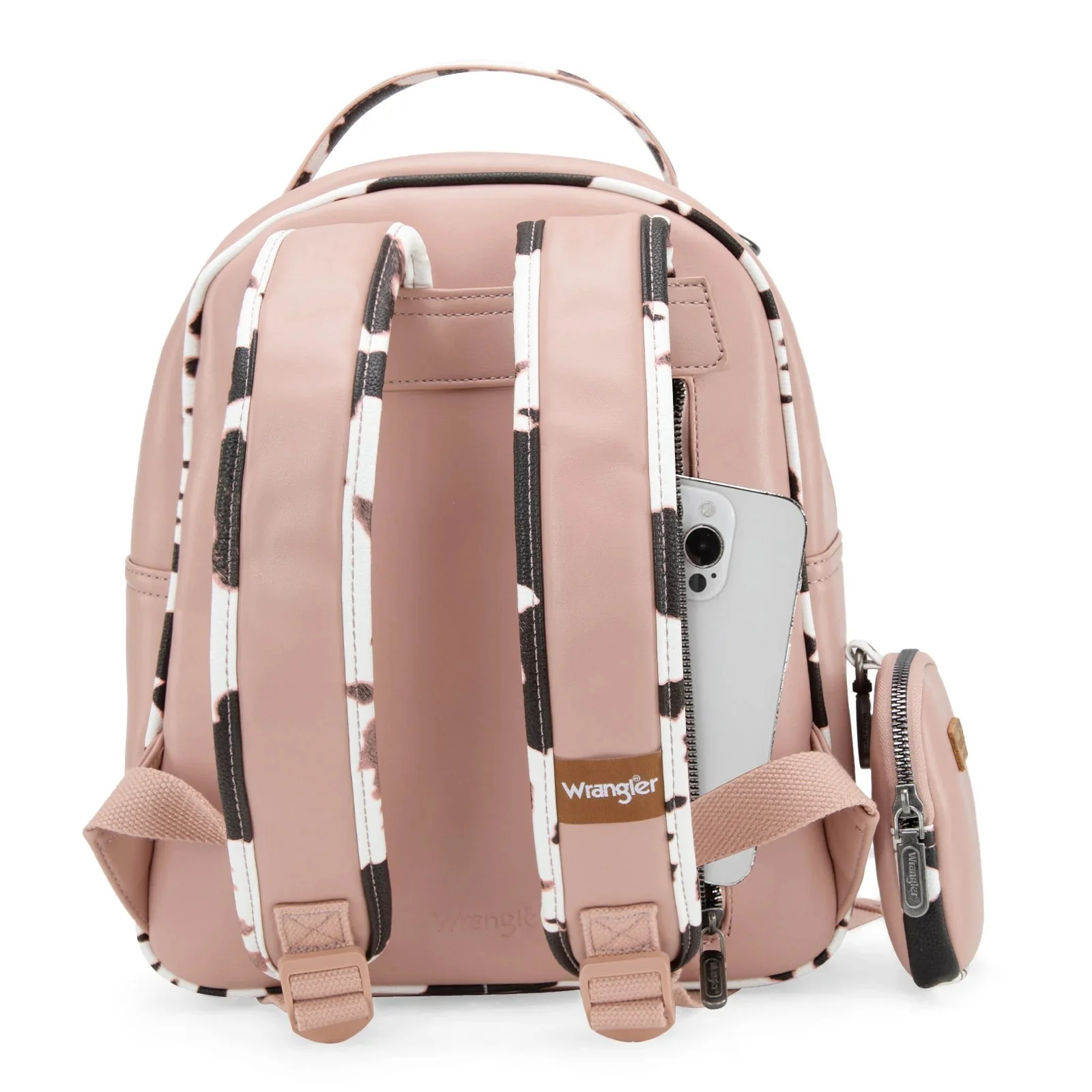 Wrangler Cow Print Backpack With Coin Pouch - Image 5