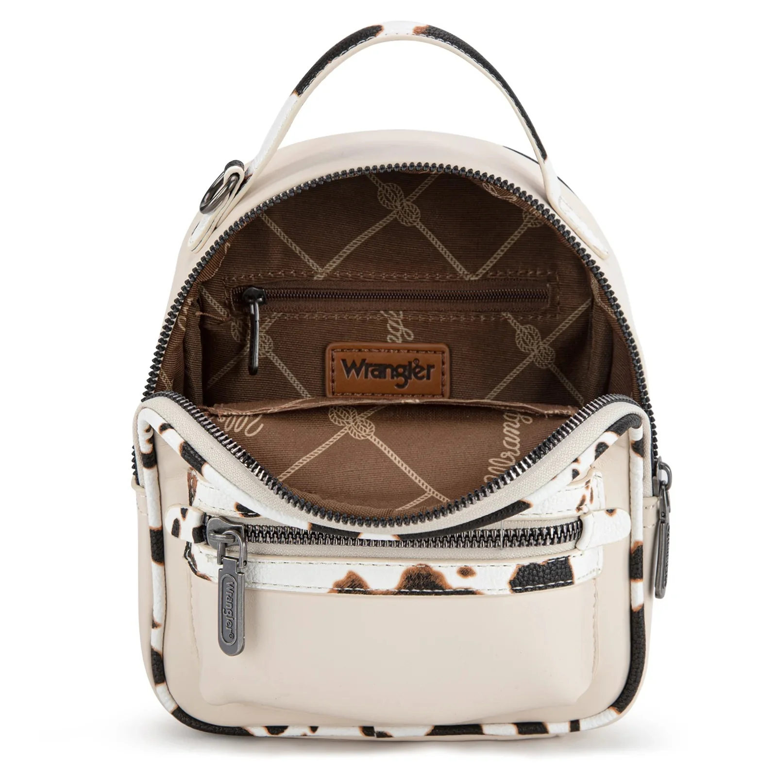 Wrangler Cow Print Backpack With Coin Pouch - Image 7