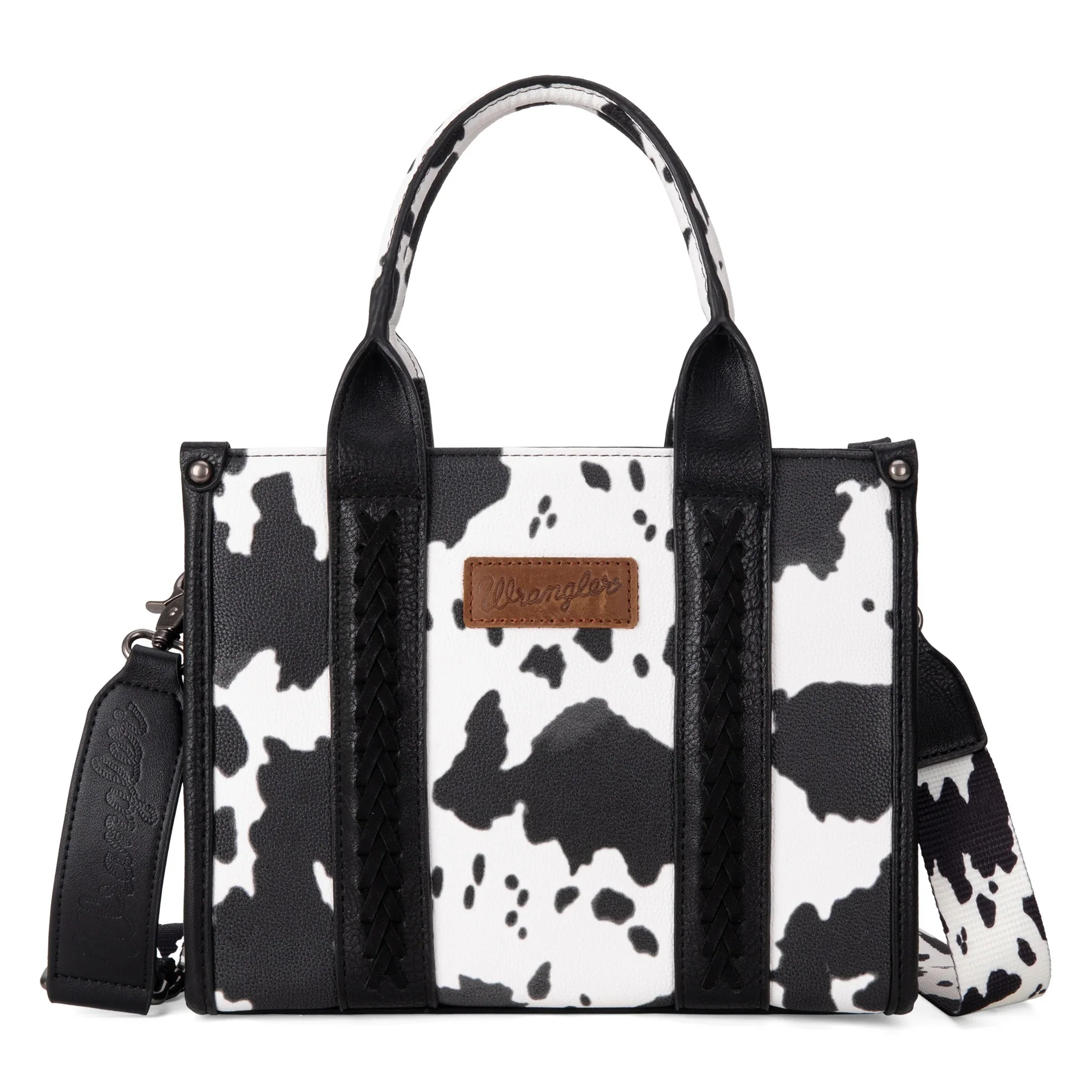 Wrangler Cow Print Concealed Carry Tote/Crossbody - Image 2