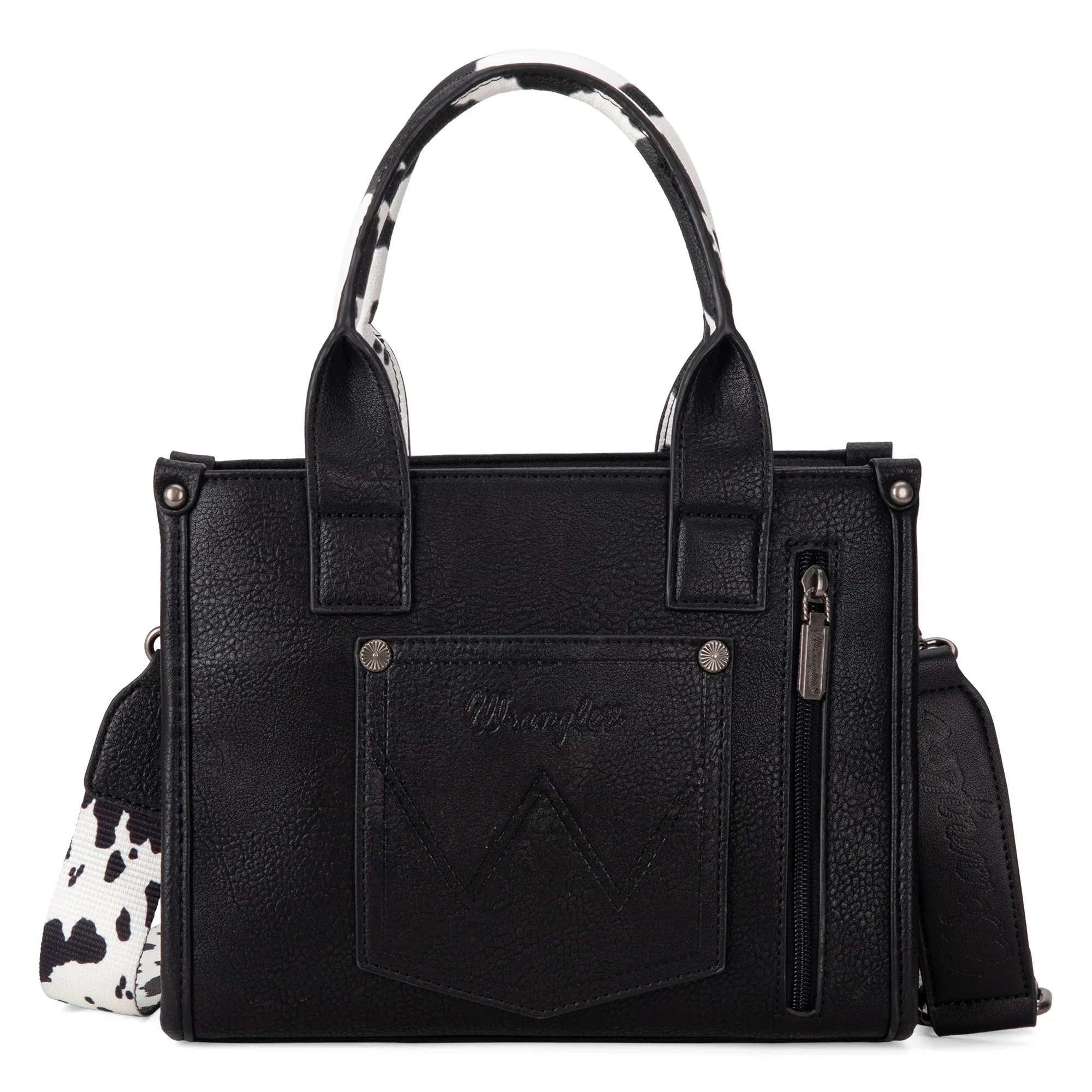 Wrangler Cow Print Concealed Carry Tote/Crossbody - Image 4