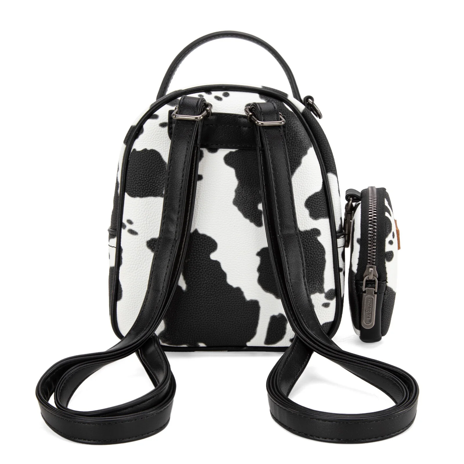 Wrangler Cow Print Mini Backpack With Coin Pouch - Image 4